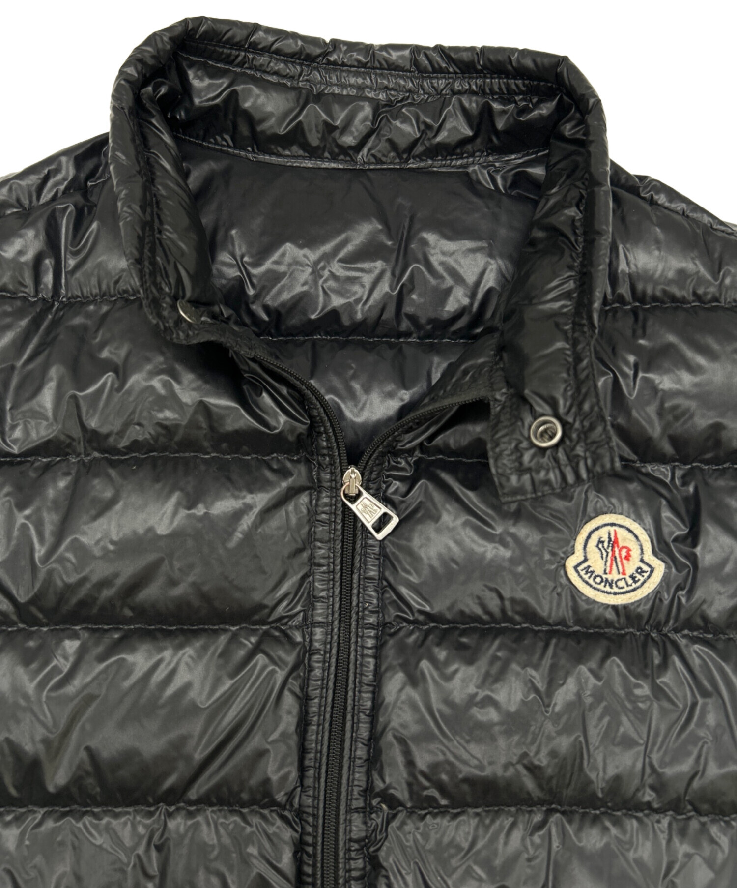中古・古着通販】MONCLER (モンクレール) ダウンベスト ブラック