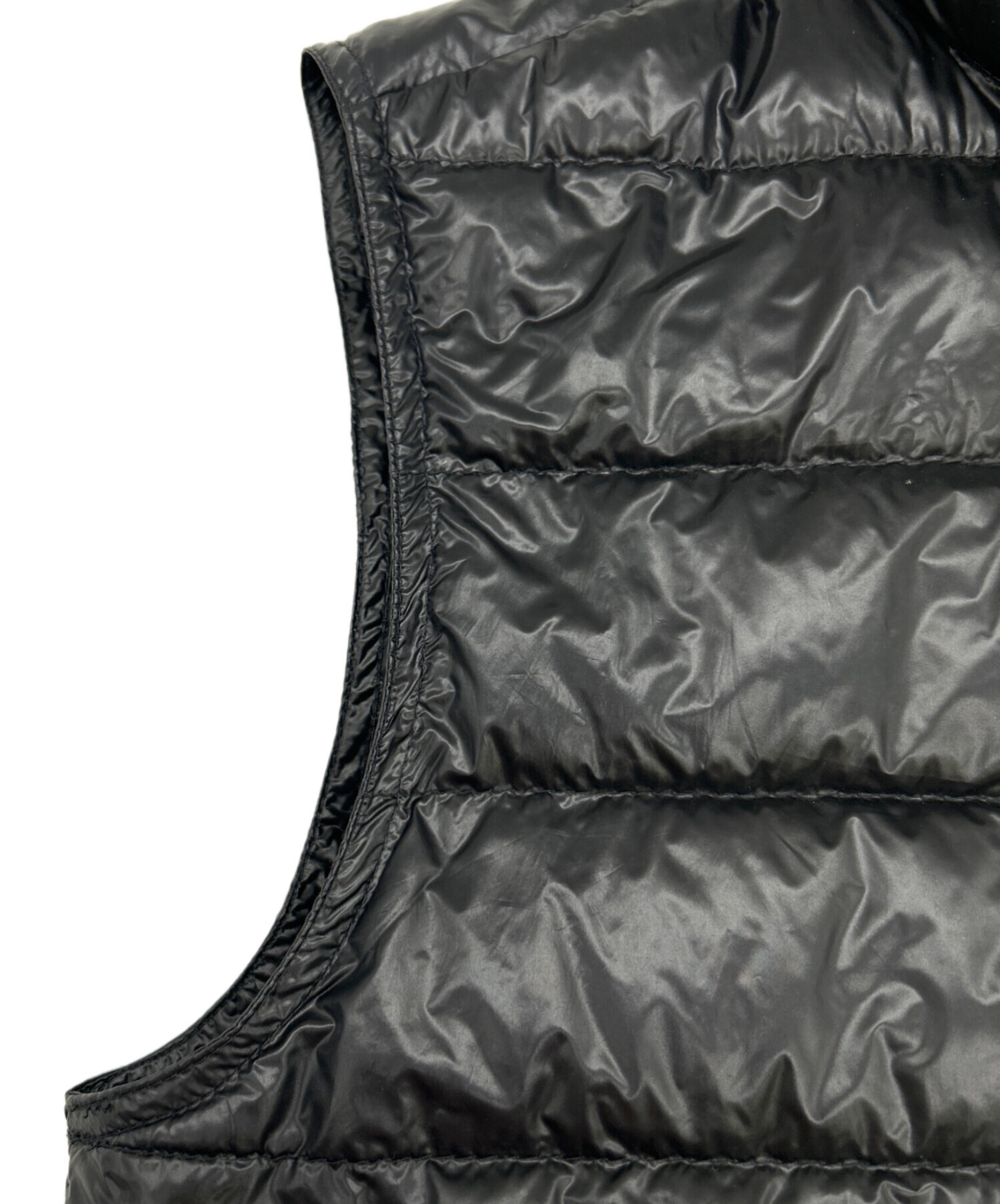 中古・古着通販】MONCLER (モンクレール) ダウンベスト ブラック 