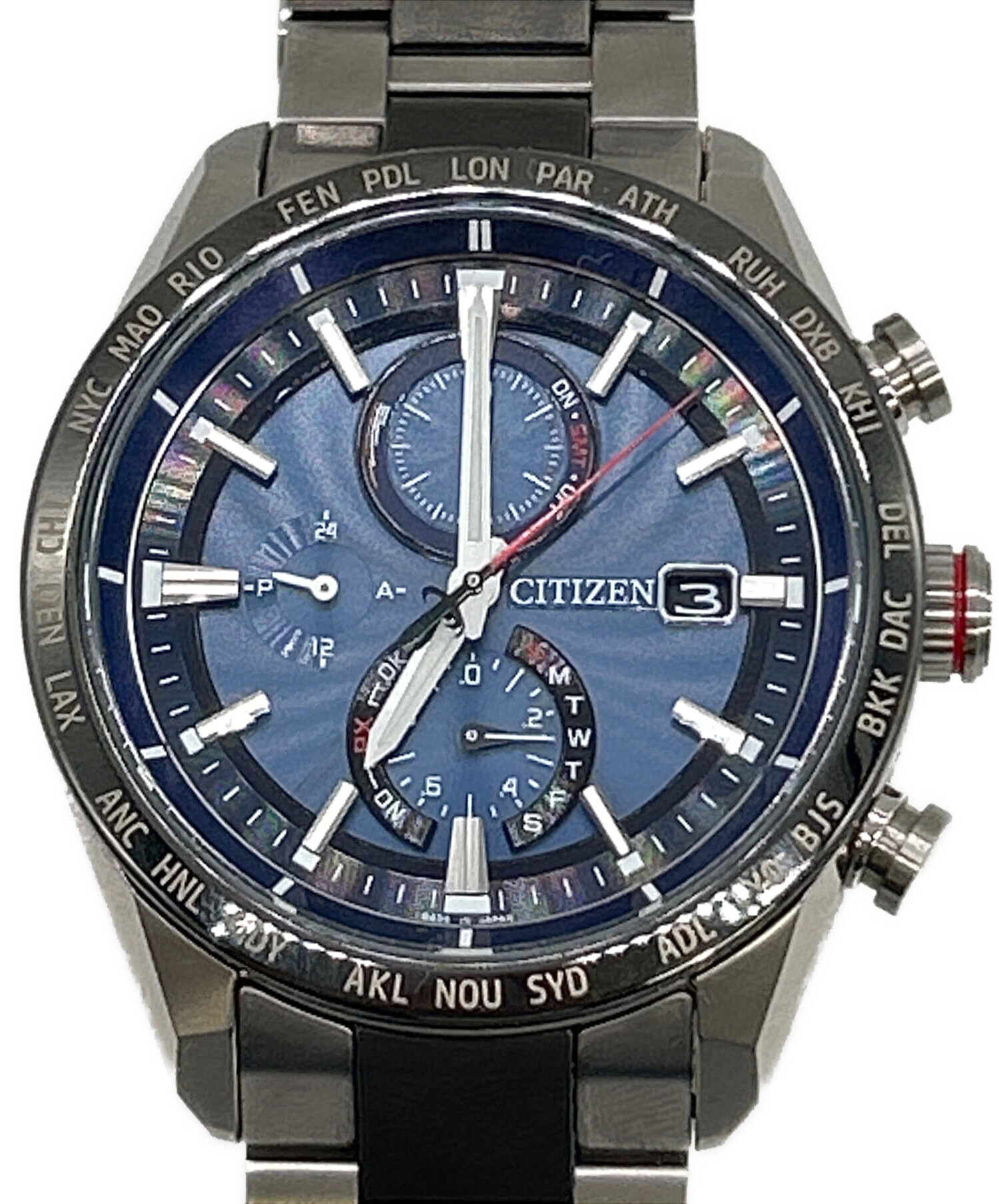 中古・古着通販】CITIZEN (シチズン) 腕時計 ネイビー｜ブランド・古着