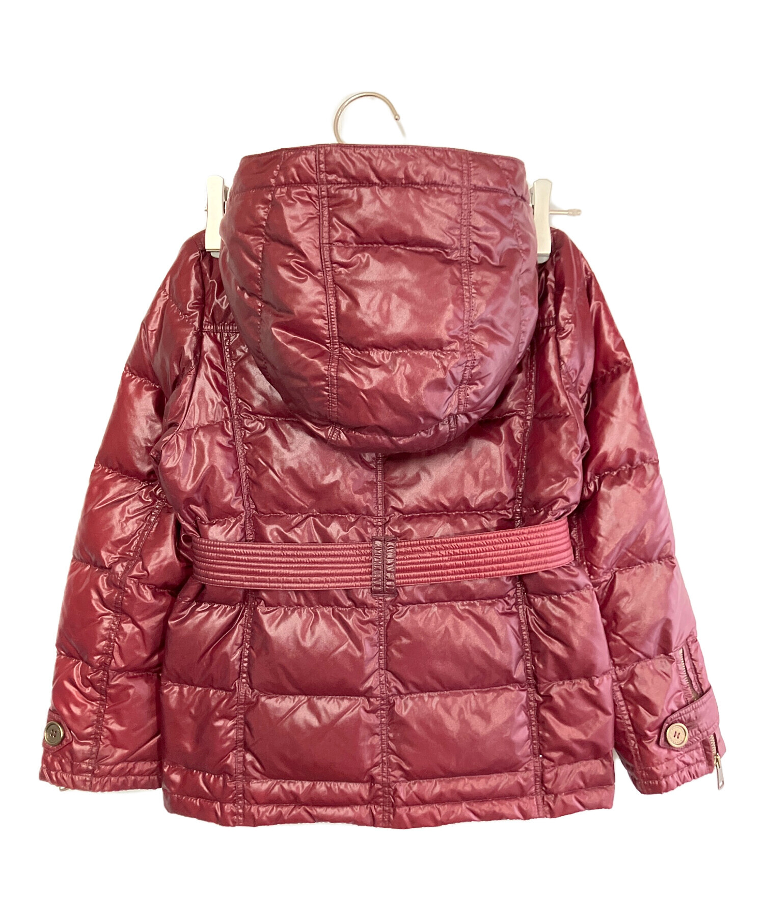 中古・古着通販】BURBERRY (バーバリー) ダウンジャケット エンジ