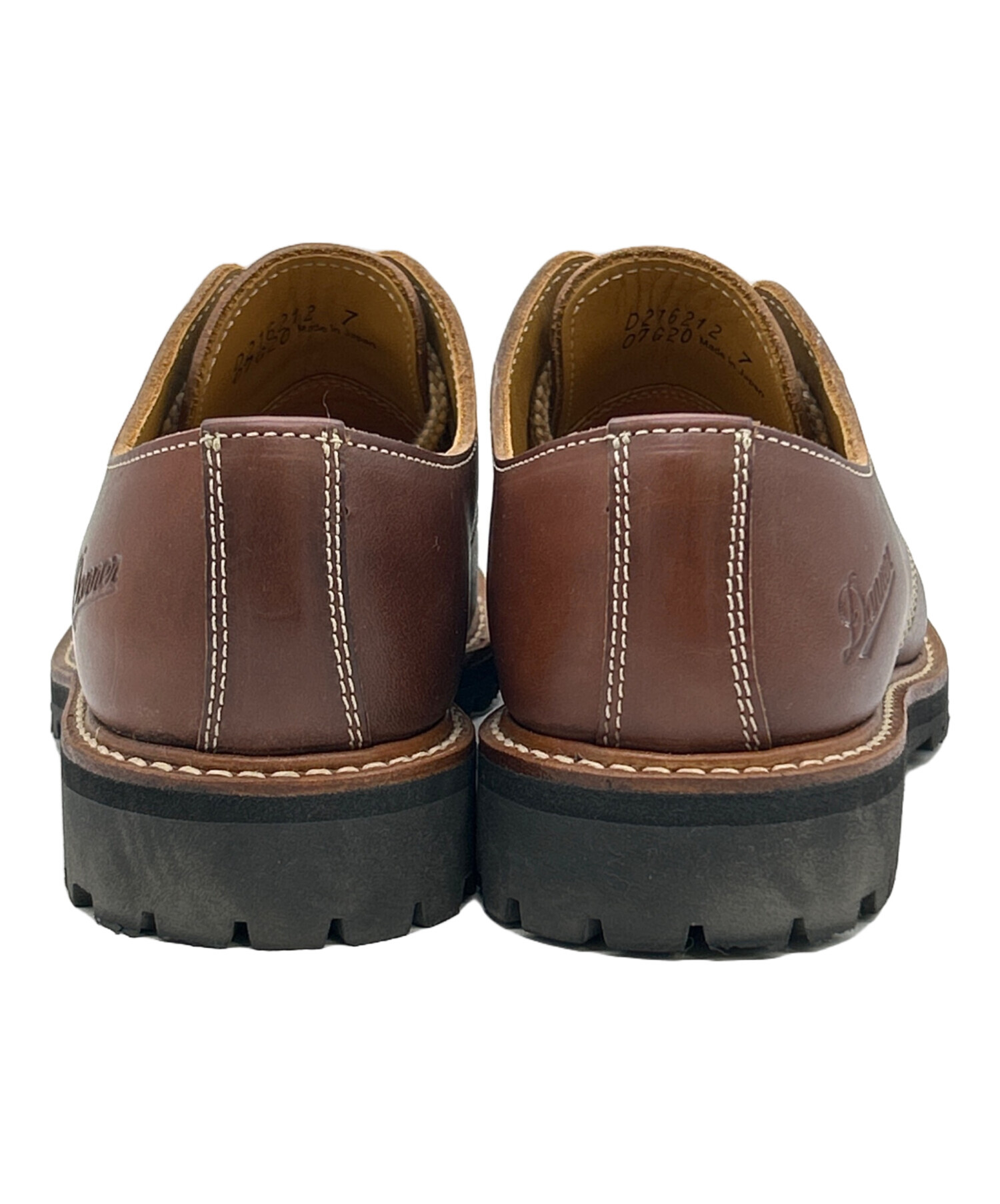 ダナーレザーブラウン 中古・古着通販】Danner (ダナー) レザーシューズ ブラウン サイズ