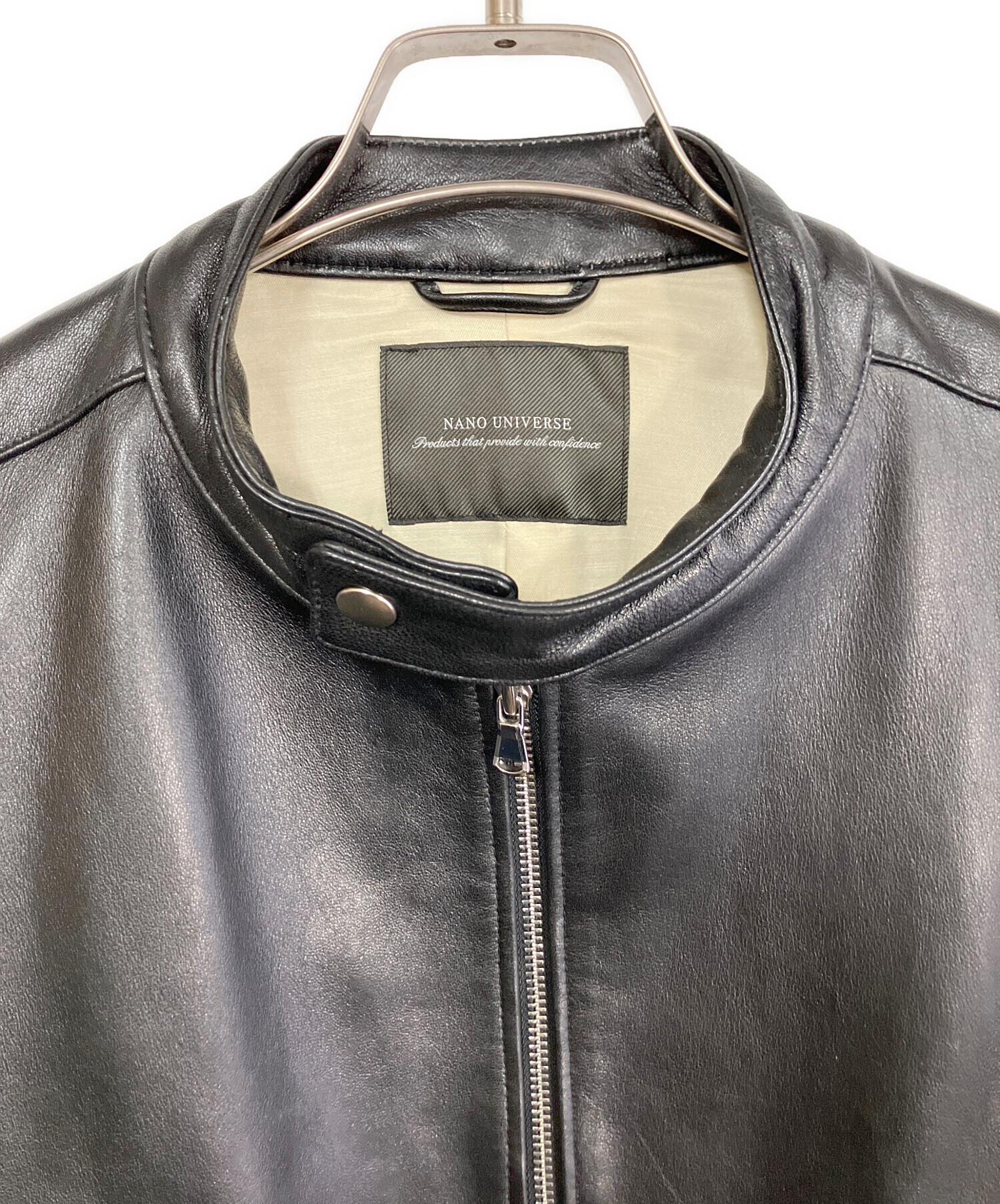 中古・古着通販】nano・universe (ナノ・ユニバース) ラムレザー