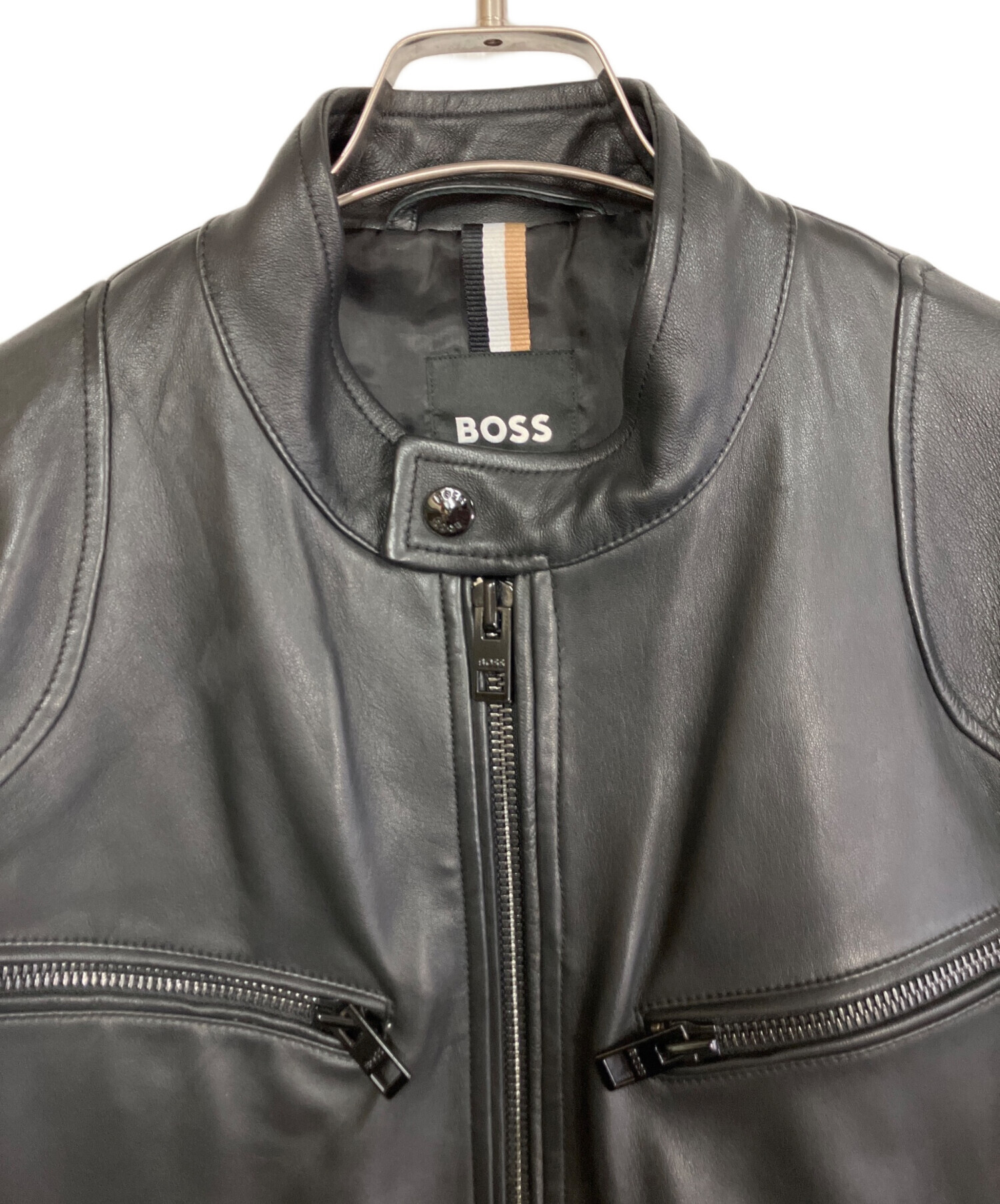 中古・古着通販】HUGO BOSS (ヒューゴ ボス) ラムレザージャケット