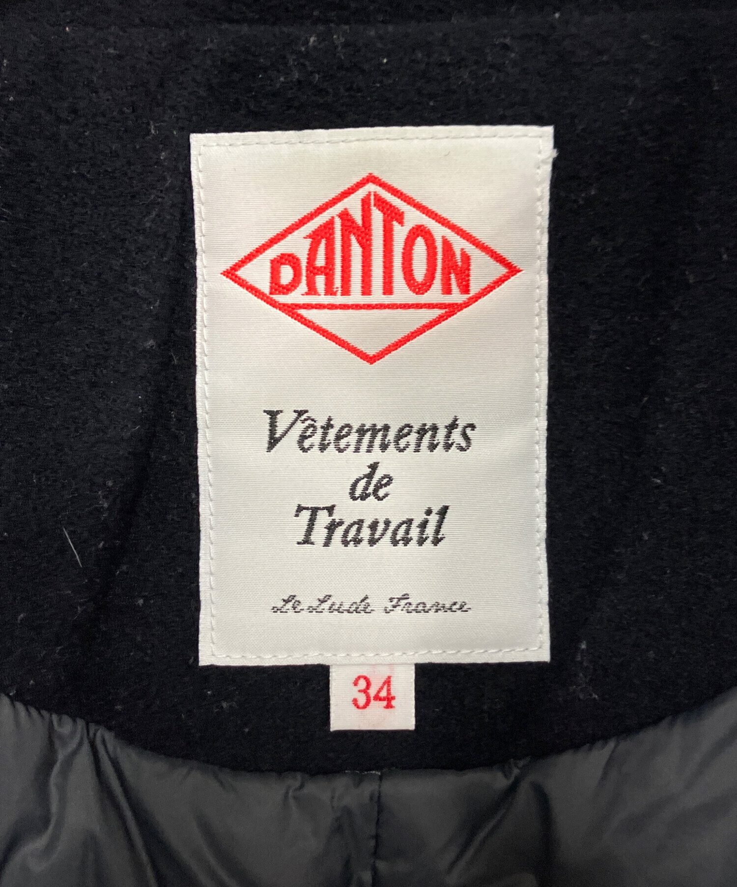 中古・古着通販】DANTON (ダントン) ダウンコート ネイビー サイズ