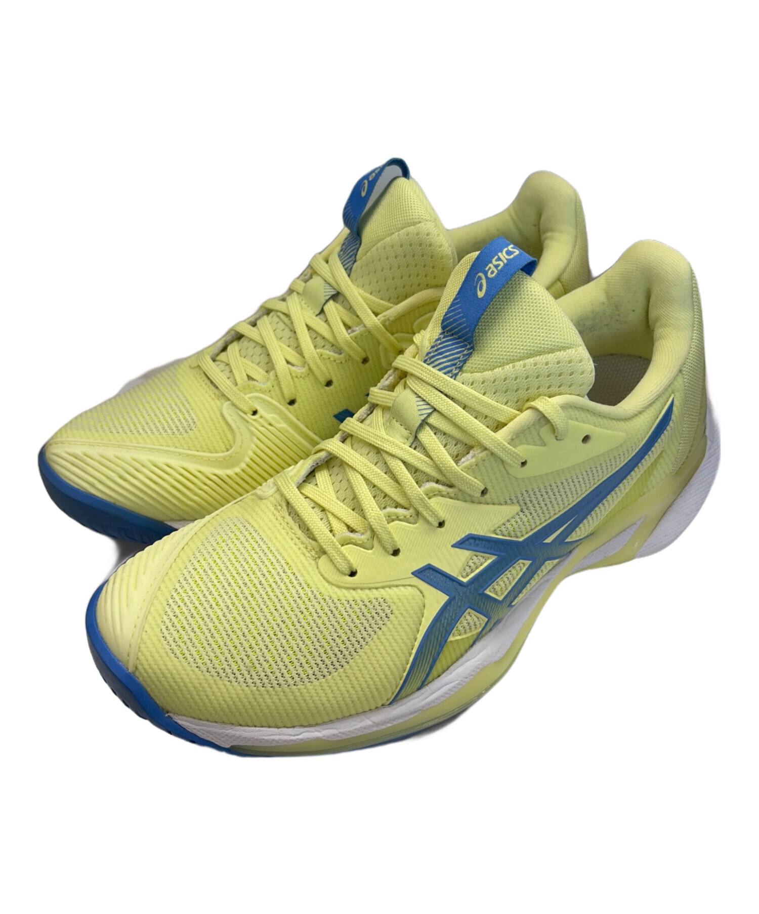 中古・古着通販】asics (アシックス) テニスシューズ イエロー サイズ