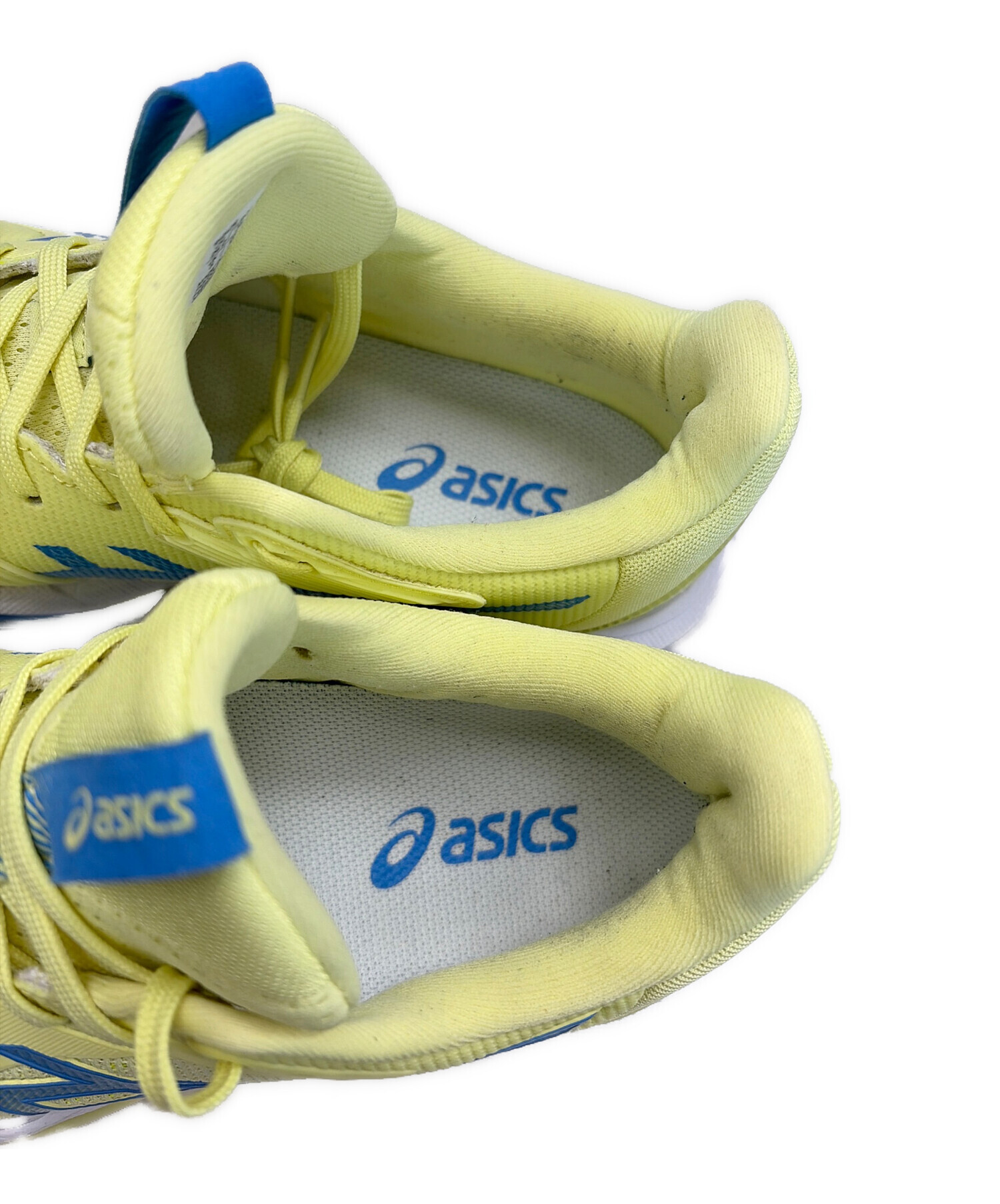 中古・古着通販】asics (アシックス) テニスシューズ イエロー サイズ