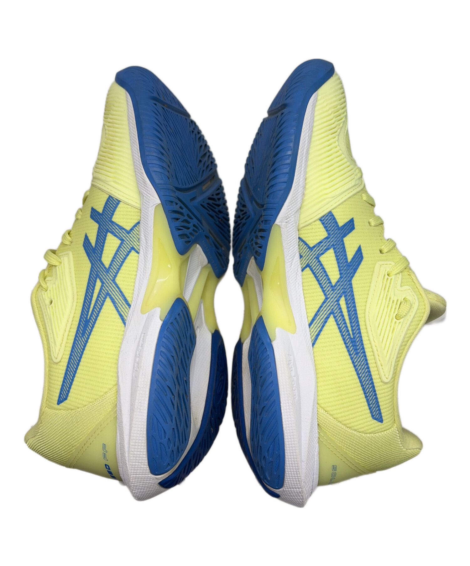 中古・古着通販】asics (アシックス) テニスシューズ イエロー サイズ