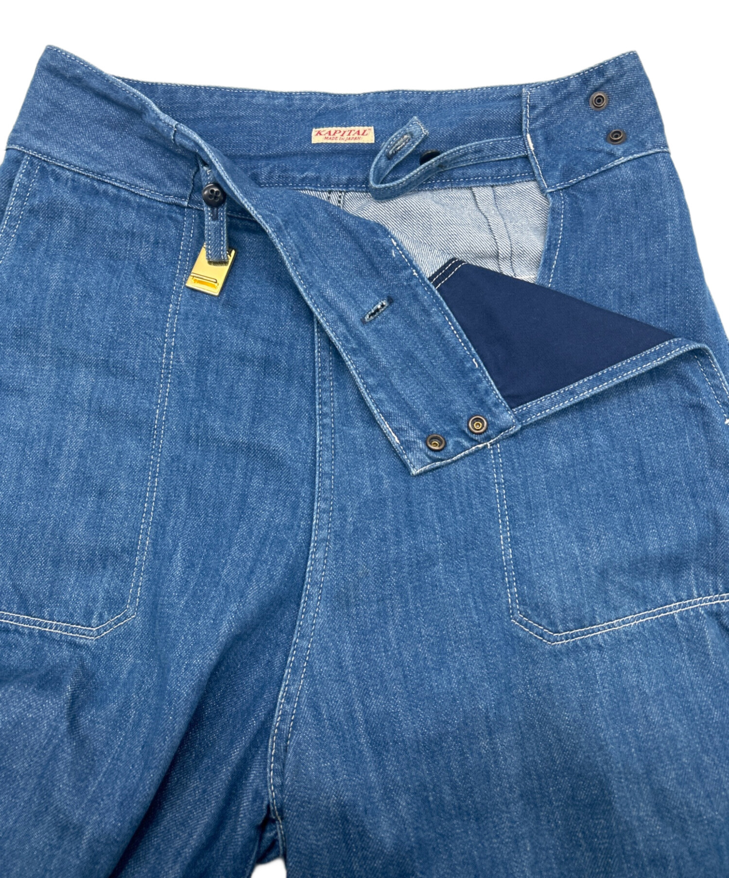 中古・古着通販】KAPITAL (キャピタル) デニムパンツ インディゴ