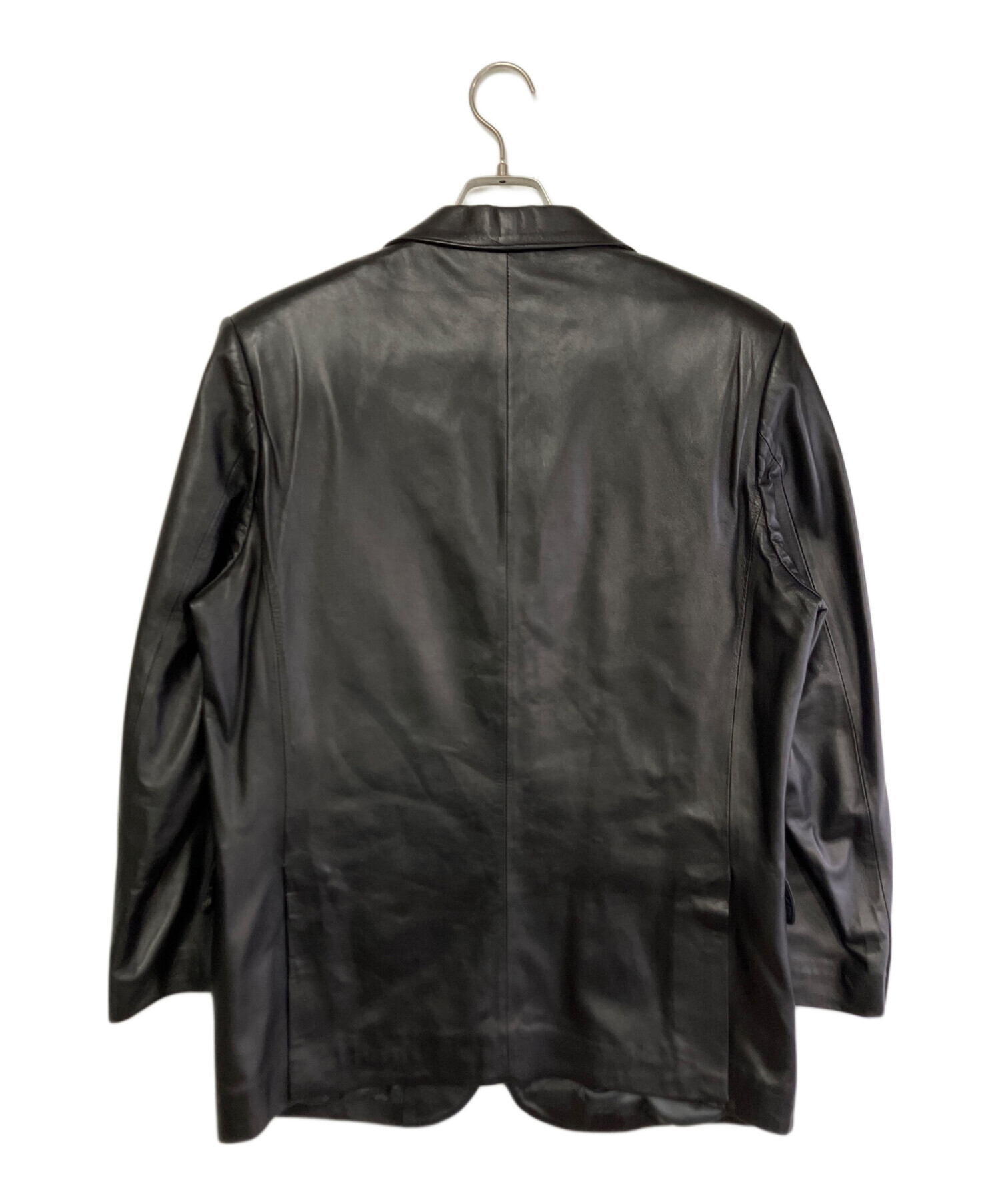 中古・古着通販】BALMAIN (バルマン) レザージャケット ブラック