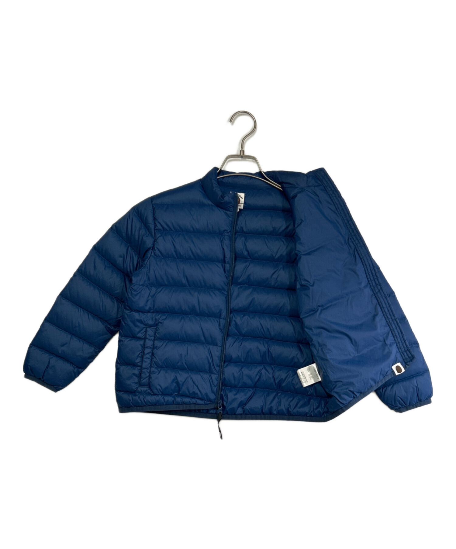 中古・古着通販】BAPE KIDS (ベイプキッズ) ダウンジャケット ブルー 