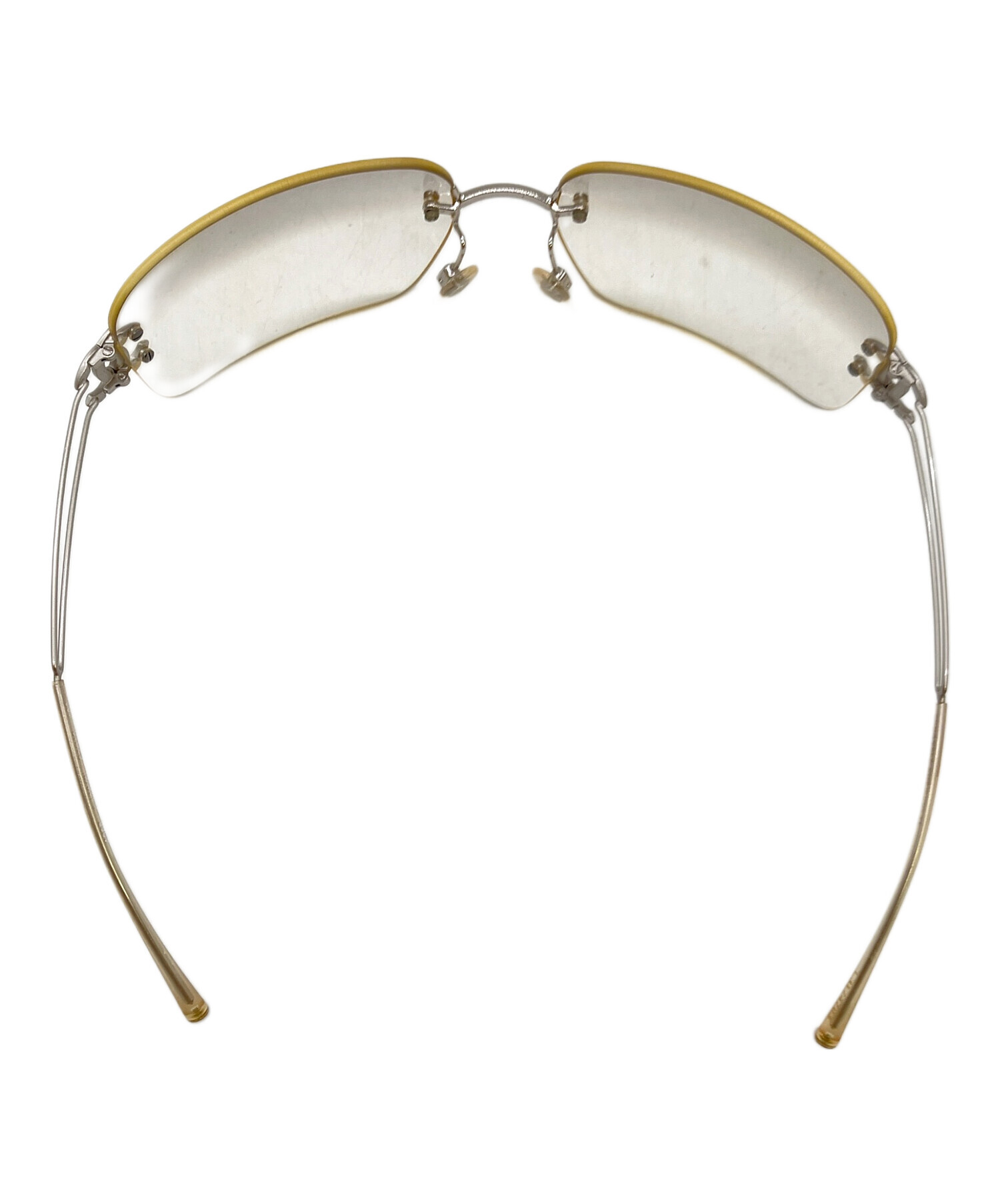 人気タイプ シャネル ココマーク サングラス シルバー チェーン付き 中古・古着通販】CHANEL (シャネル) ココマークサングラス シルバー