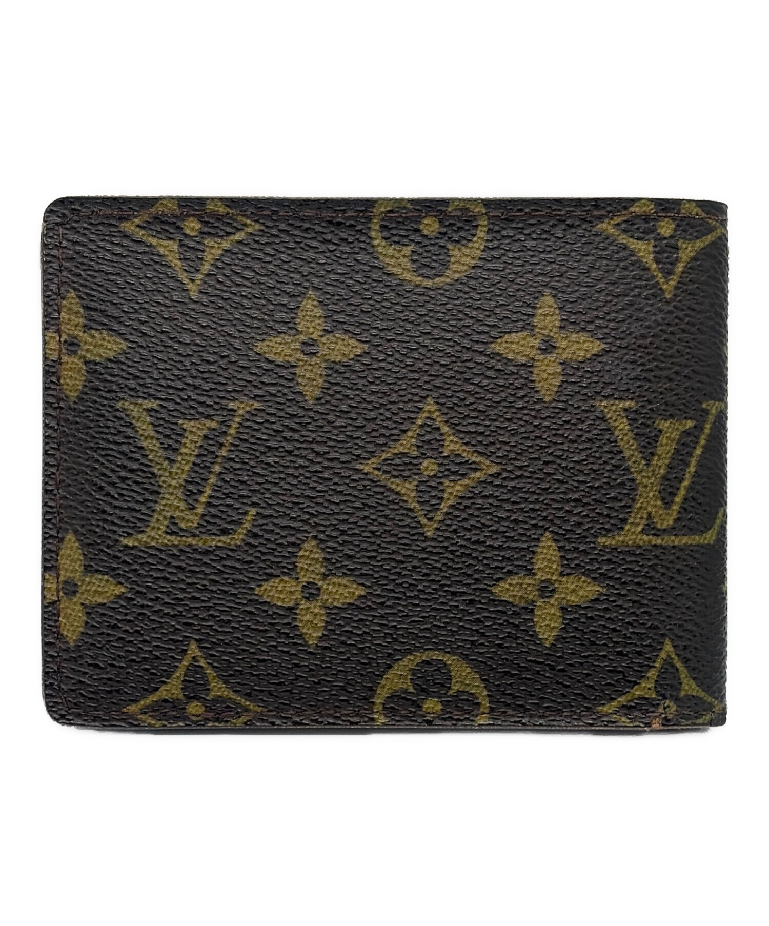 中古・古着通販】LOUIS VUITTON (ルイ ヴィトン) 2つ折り財布 ブラウン