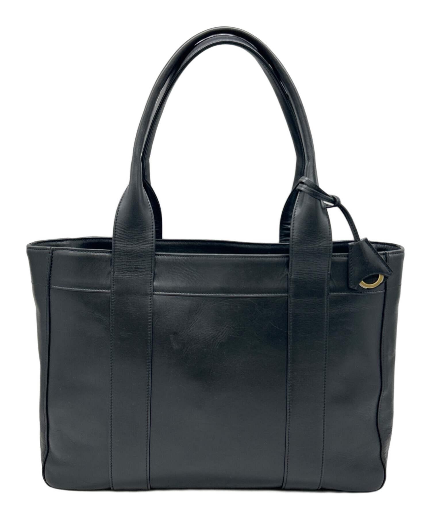 【未使用美品】aniary アニアリ レザー トートバッグ ブラック 中古・古着通販】aniary (アニアリ) レザートートバッグ ブラック