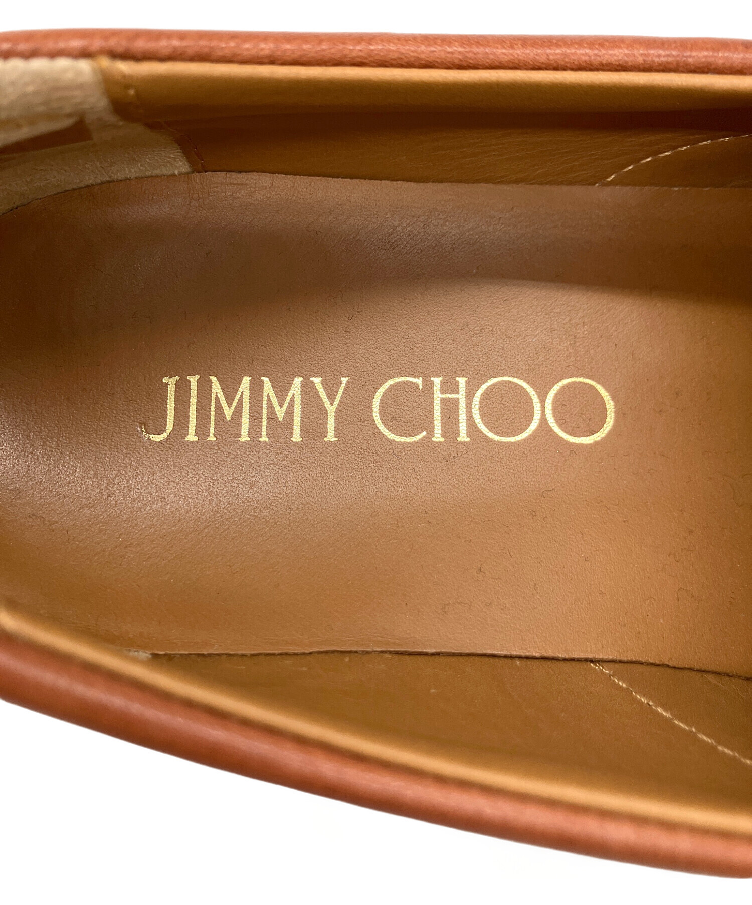 中古・古着通販】JIMMY CHOO (ジミーチュウ) フラットパンプス