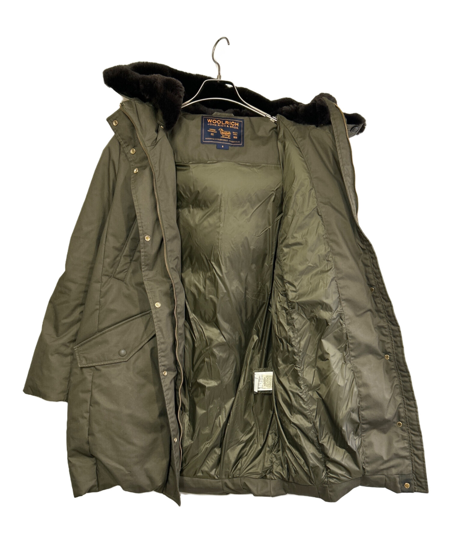 中古・古着通販】WOOLRICH (ウールリッチ) モッズコート オリーブ