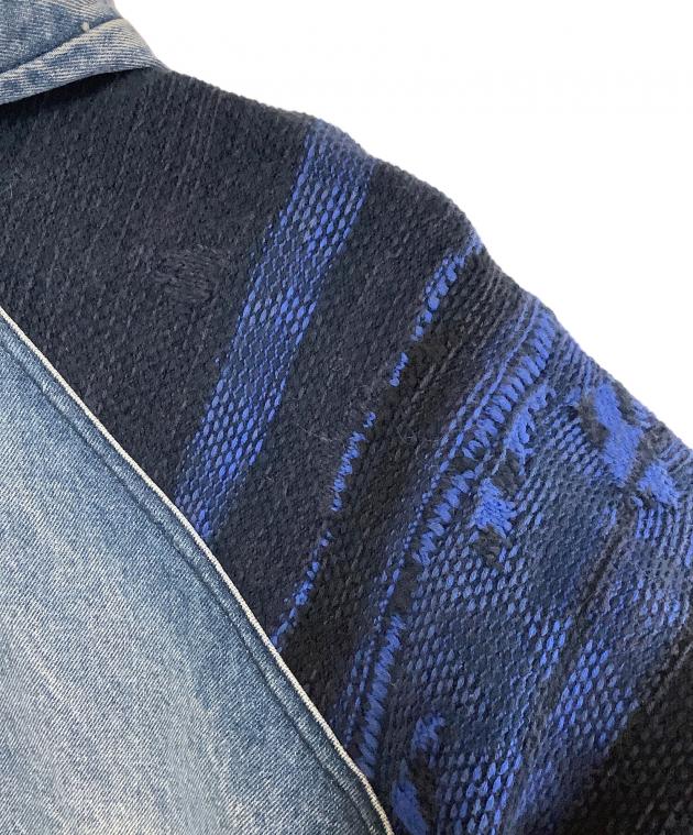 中古・古着通販】DIESEL (ディーゼル) ニットデニムジャケット