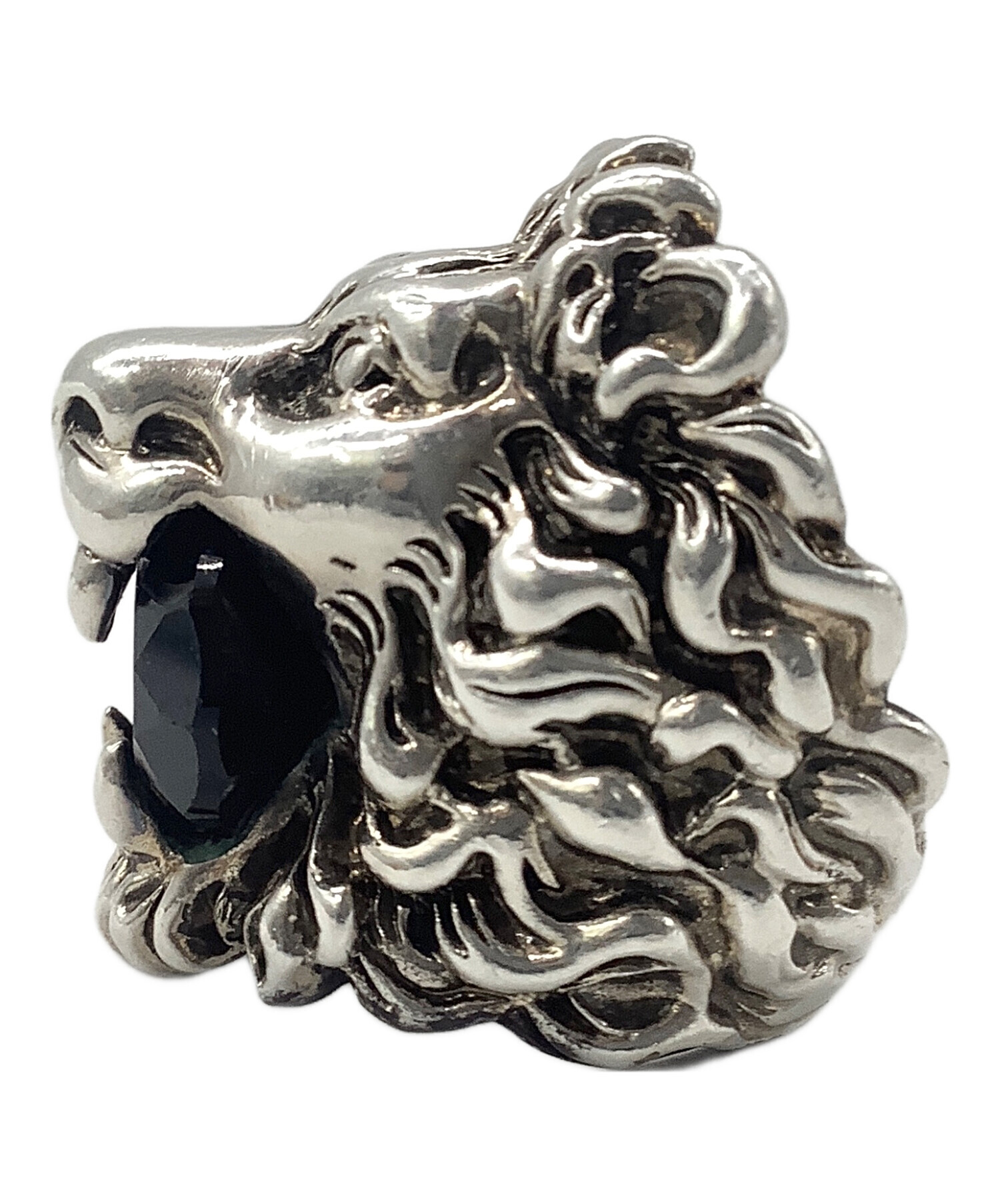 中古・古着通販】GUCCI (グッチ) ライオンヘッドリング シルバー