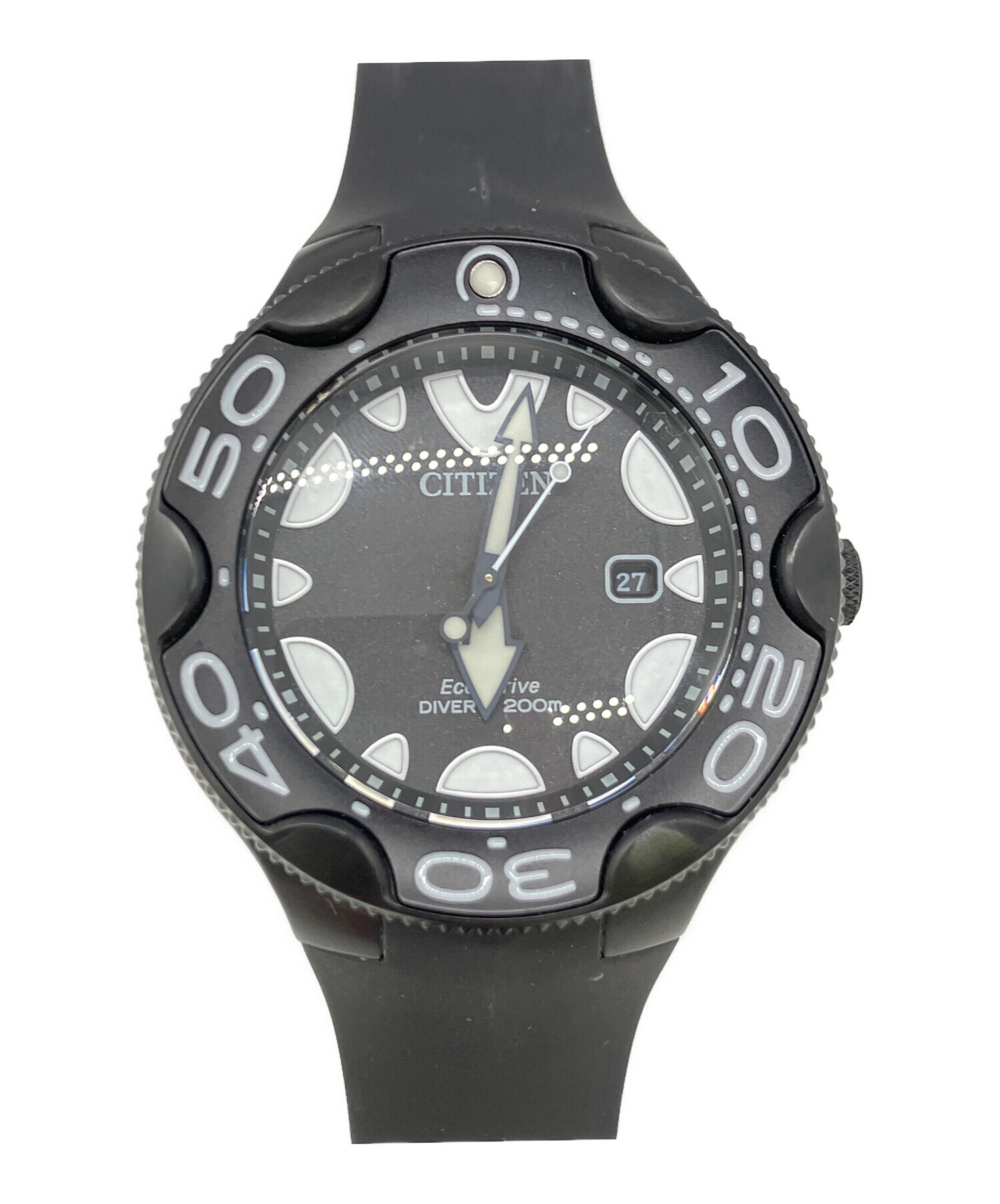 中古・古着通販】CITIZEN (シチズン) 腕時計 ブラック｜ブランド・古着 