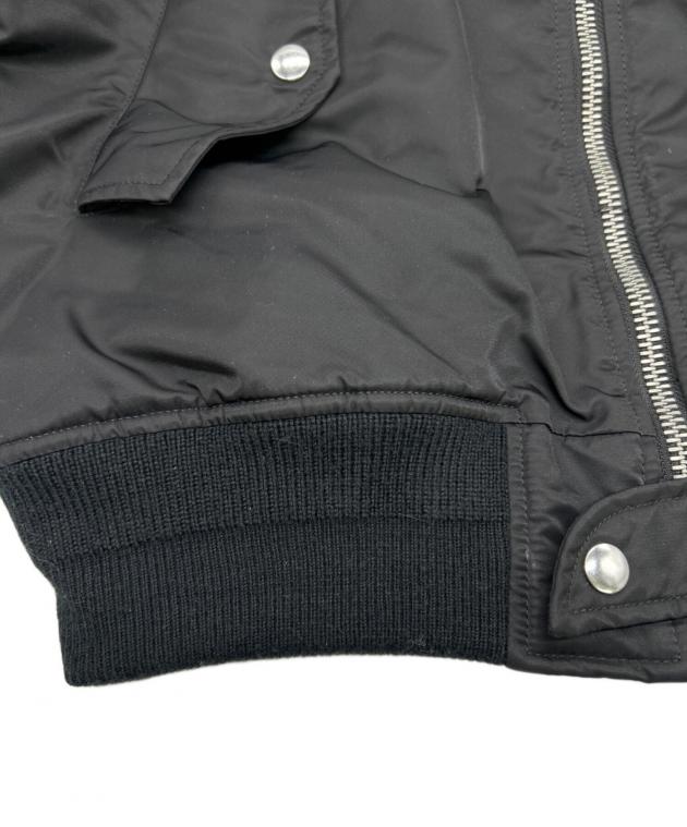 中古・古着通販】DIESEL (ディーゼル) MA-1ジャケット ブラック サイズ