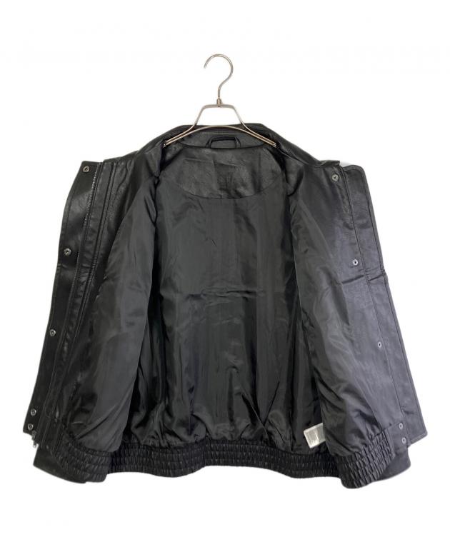 中古・古着通販】GAP (ギャップ) レザージャケット ブラック サイズ:M