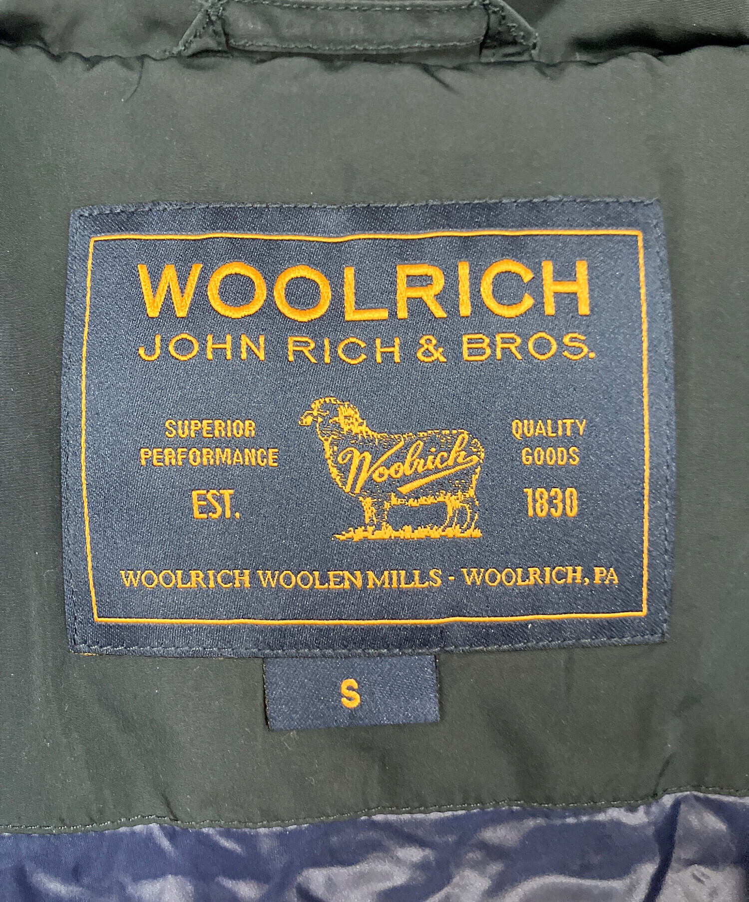 中古・古着通販】WOOLRICH (ウールリッチ) パフィダウンコート 