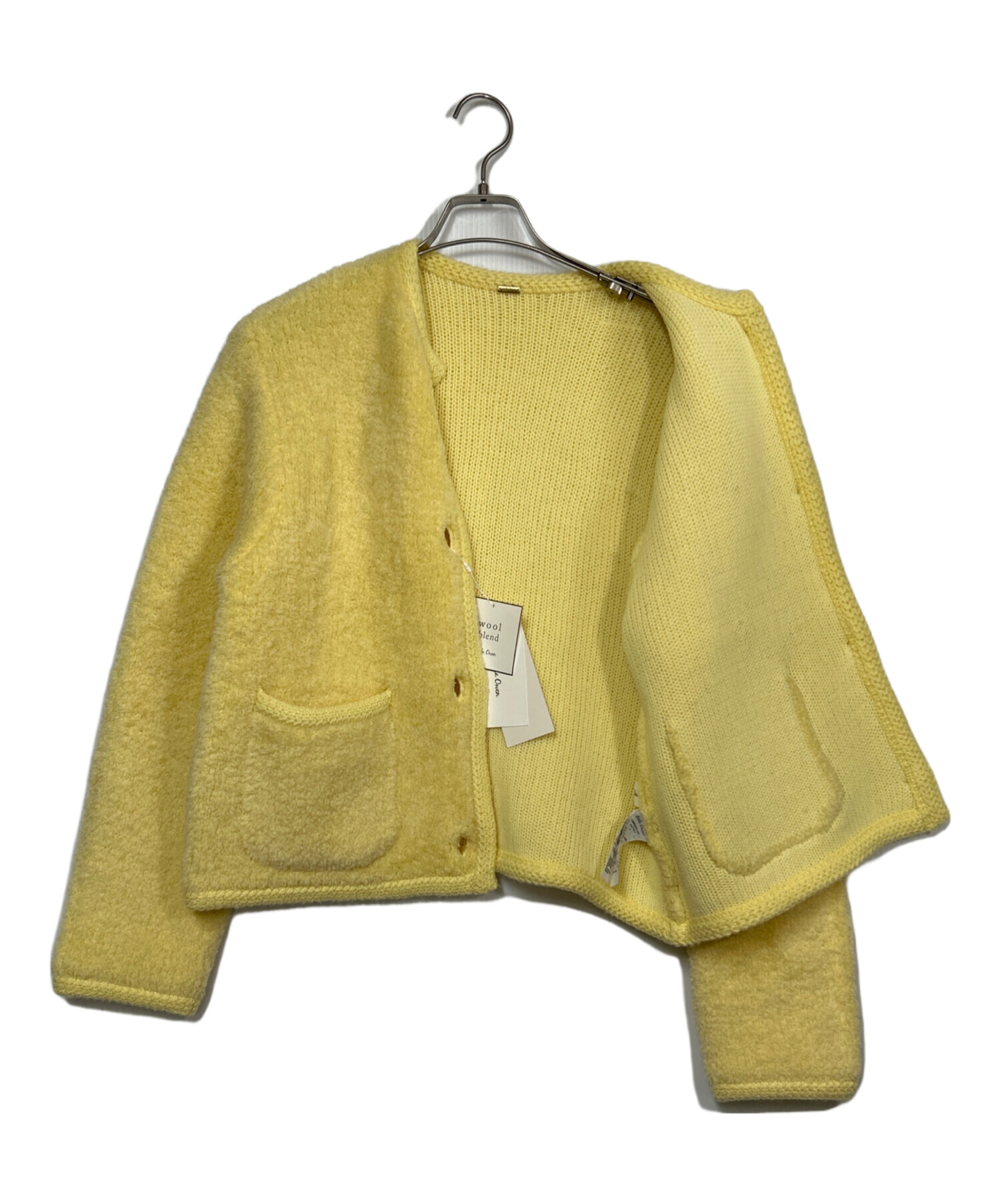 中古・古着通販】Mila Owen (ミラオーウェン) 金釦ムートンライクボア