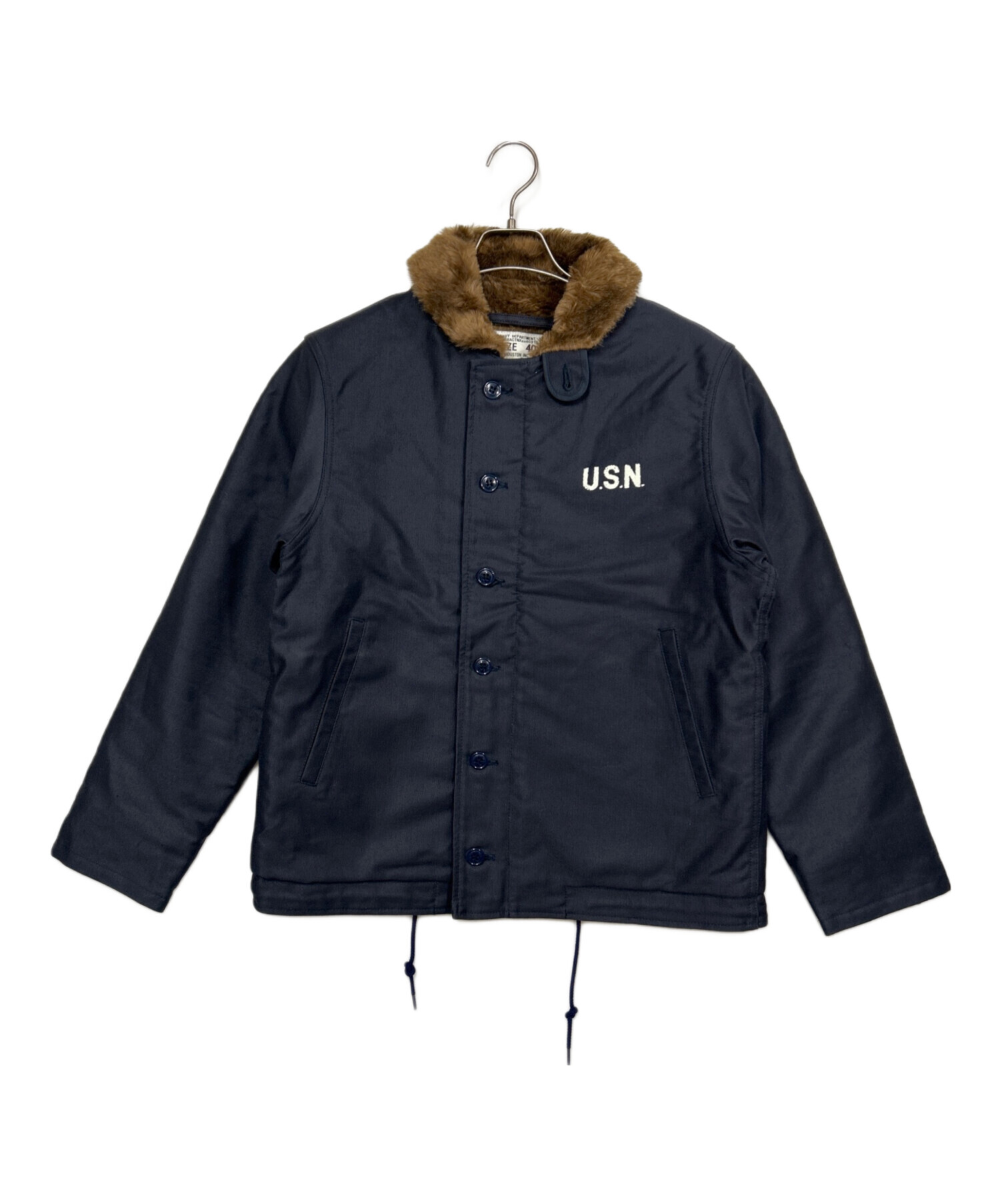 中古・古着通販】HOUSTON (ヒューストン) デッキジャケット ネイビー