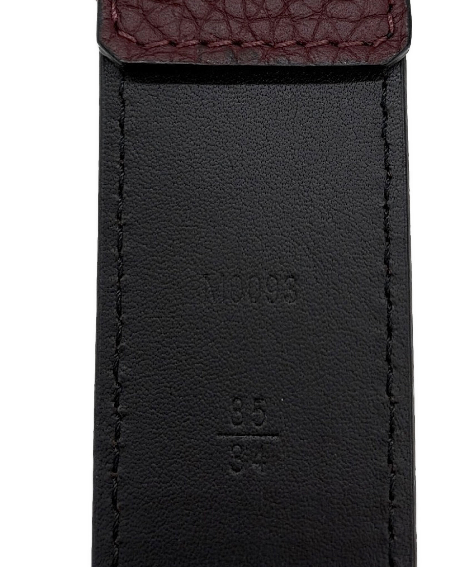 中古・古着通販】LOUIS VUITTON (ルイ ヴィトン) ベルト ワインレッド