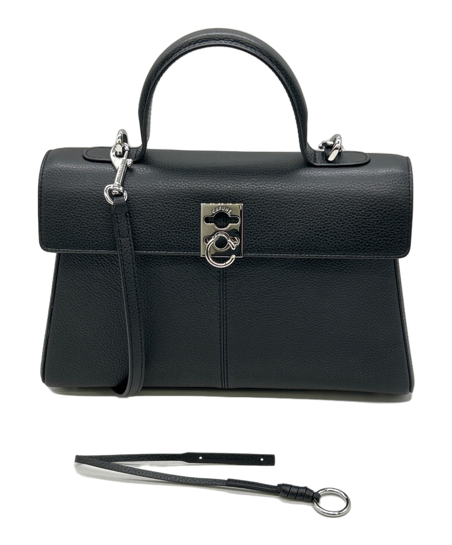 【新品未使用】CAFUNE カフネ STANCE BAG黒(ゴールド金具) Cafuné カフネ - Stance Bag - Black