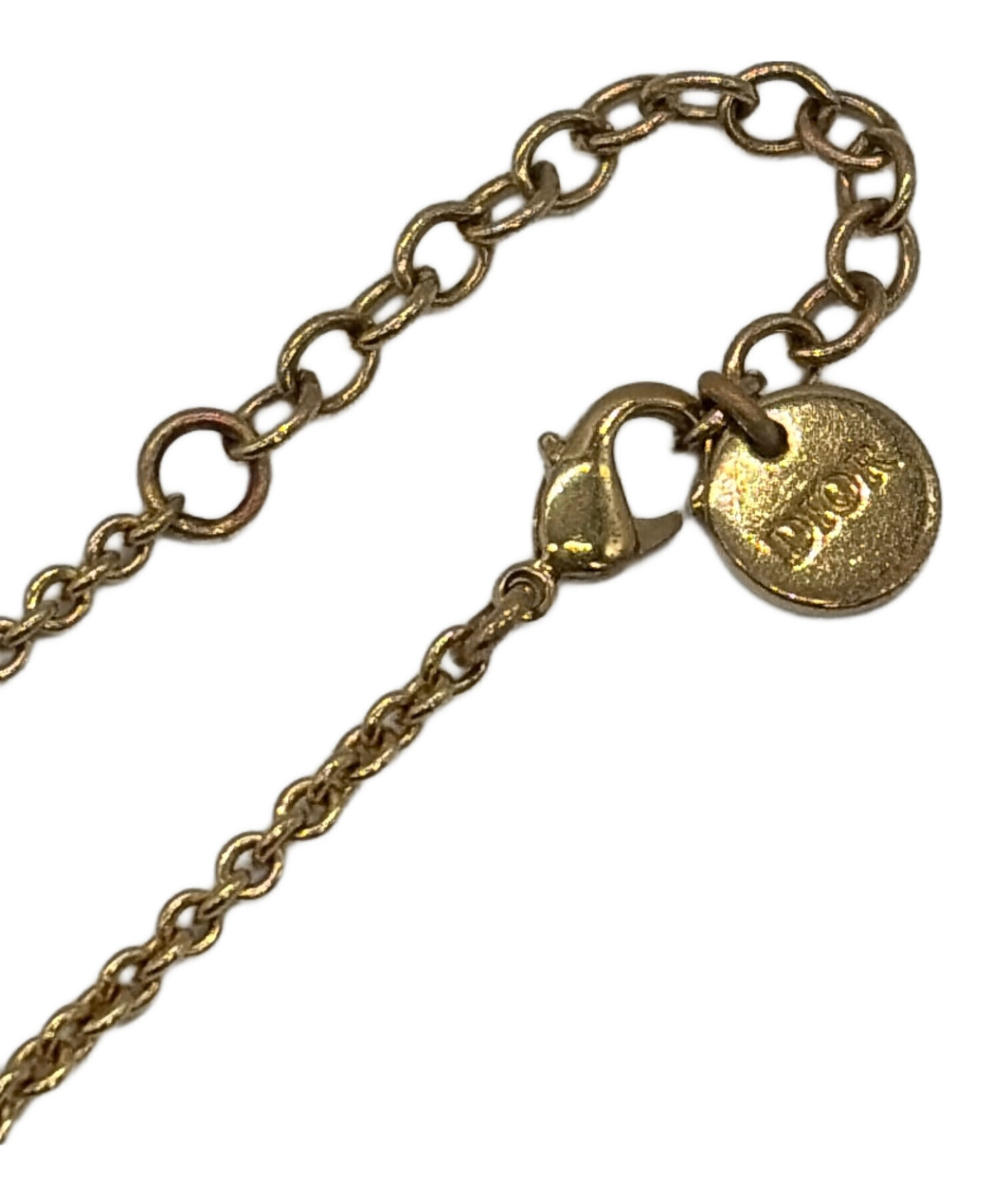 Christian Dior クリスチャンディオール ネックレス ゴールド 中古・古着通販】Christian Dior (クリスチャン ディオール