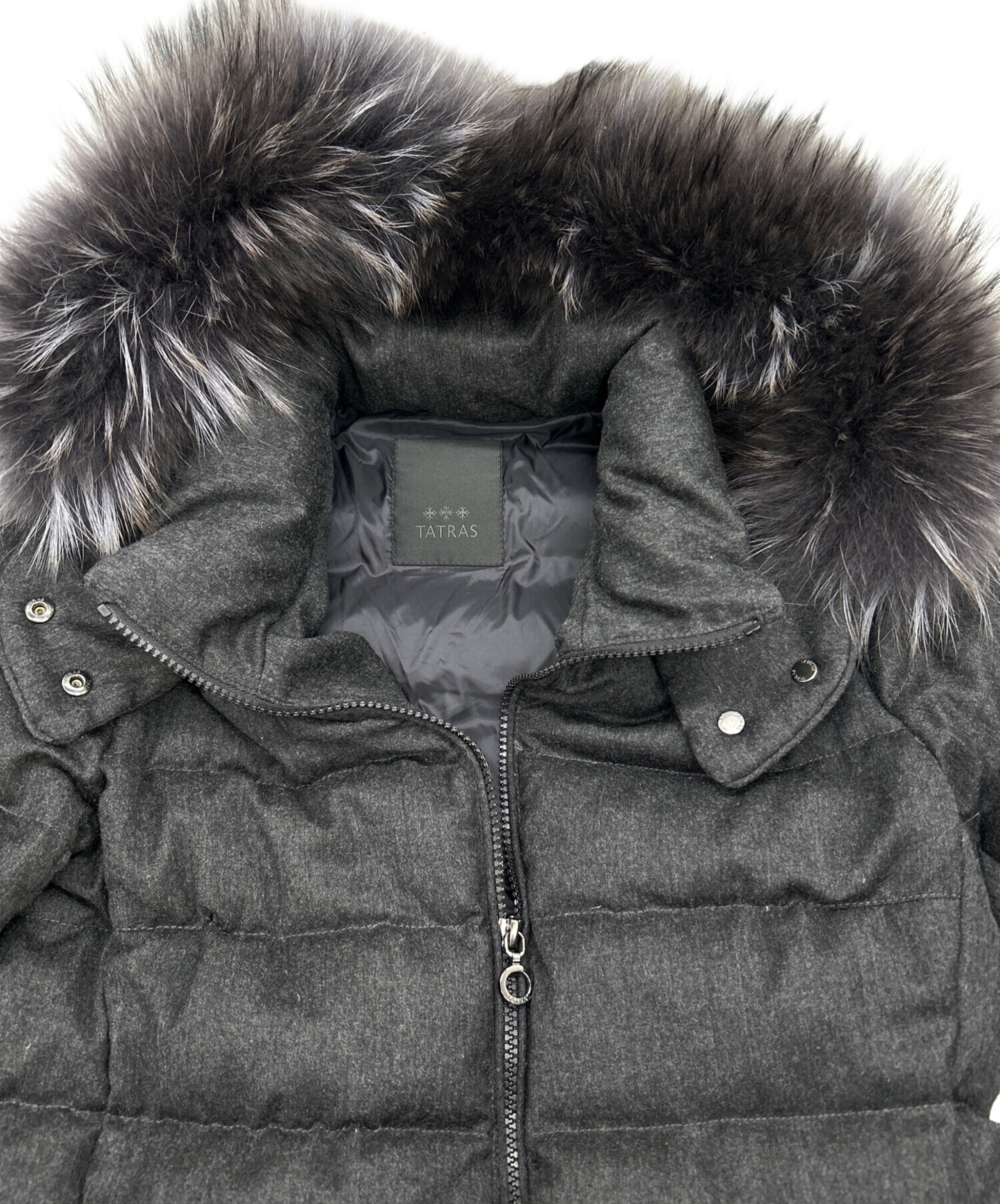 中古・古着通販】TATRAS (タトラス) ダウンコート ブラック サイズ