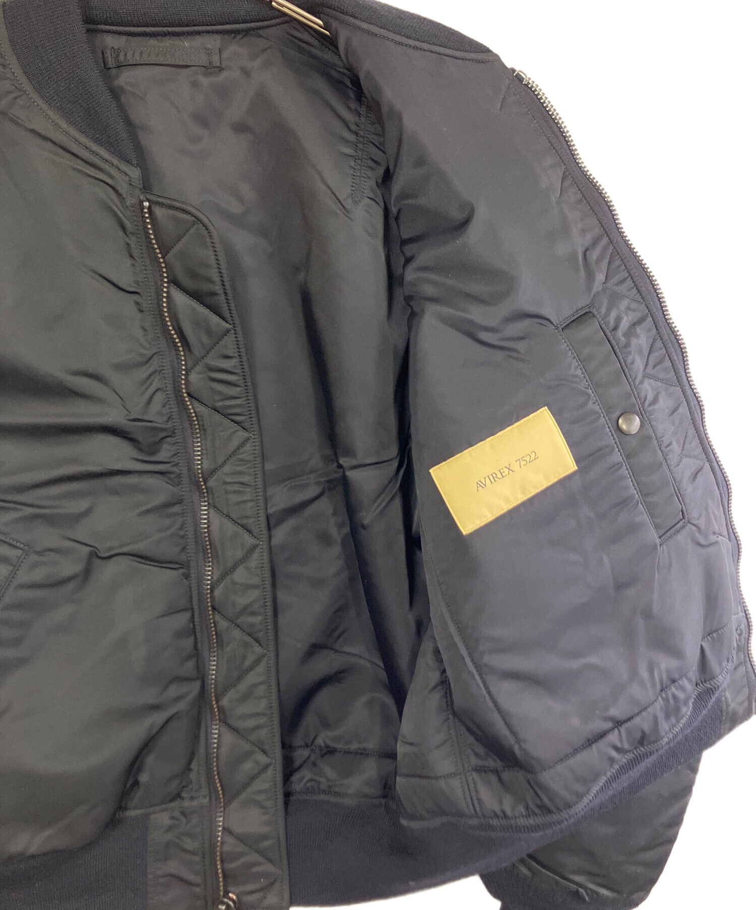 中古・古着通販】AVIREX (アヴィレックス) MA-1ジャケット ネイビー
