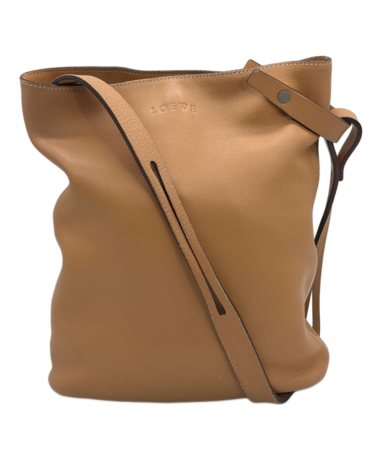 中古・古着通販】LOEWE (ロエベ) ワンショルダーバッグ ブラウン