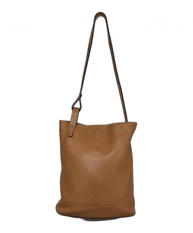 LOEWE ワンショルダーバッグ ベージュ/ブラウン 中古・古着通販】LOEWE (ロエベ) ワンショルダーバッグ ブラウン