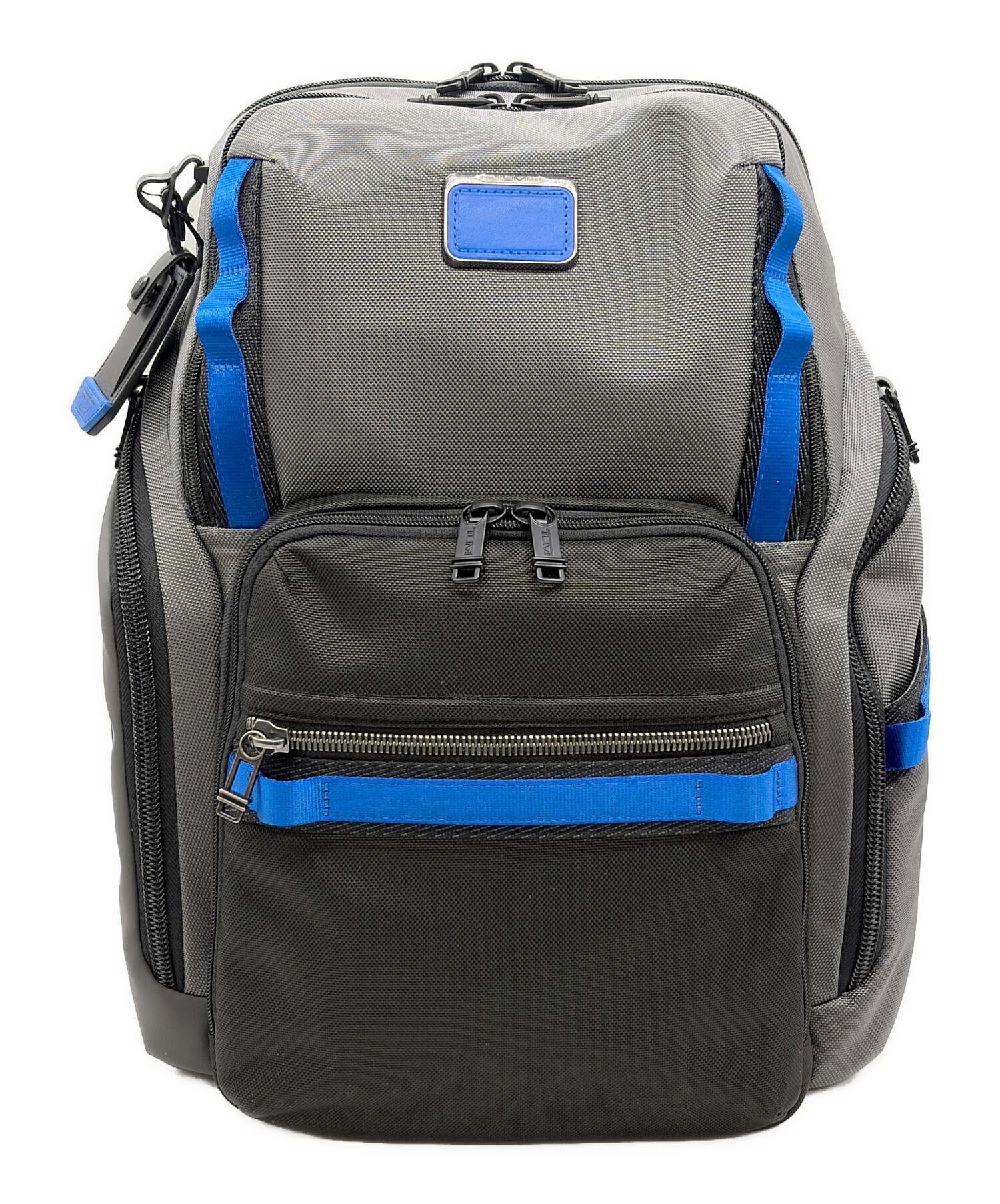 中古・古着通販】TUMI (トゥミ) バックパック ブラック×グレー×ブルー 