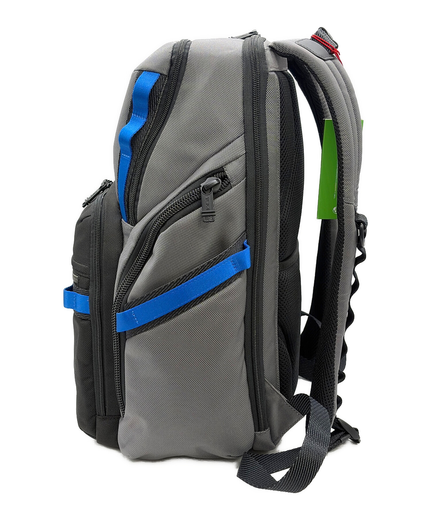 中古・古着通販】TUMI (トゥミ) バックパック ブラック×グレー×ブルー 