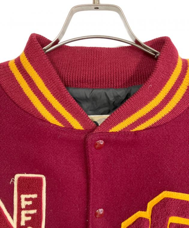 中古・古着通販】Dehen (ディーエン) スタジャン レッド サイズ:XL