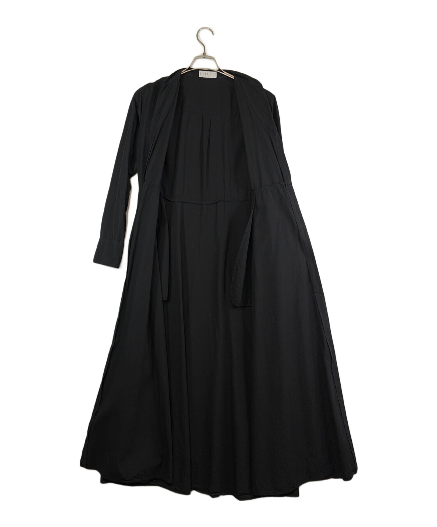 中古・古着通販】KIJI (キジ) 長袖ワンピース ブラック サイズ:SIZE M