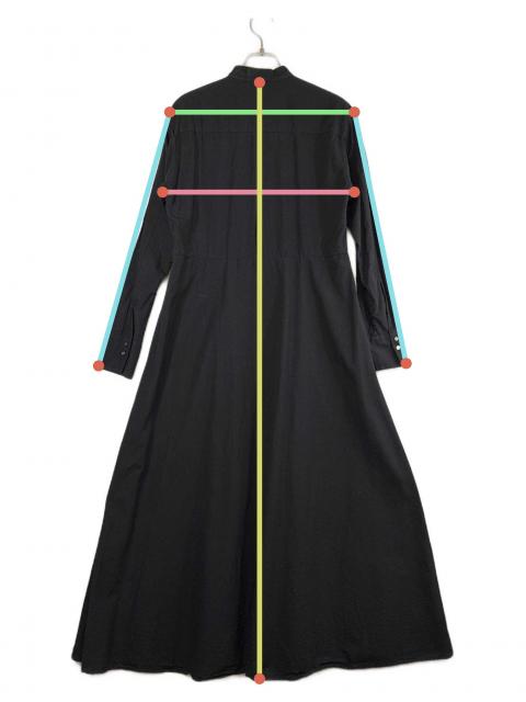 中古・古着通販】KIJI (キジ) 長袖ワンピース ブラック サイズ:SIZE M