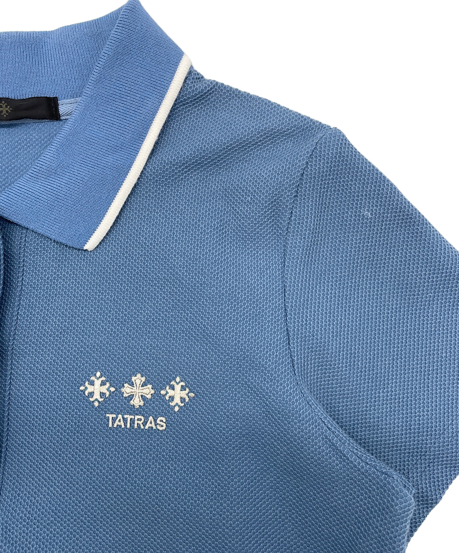 中古・古着通販】TATRAS (タトラス) 半袖ポロシャツ ブルー サイズ