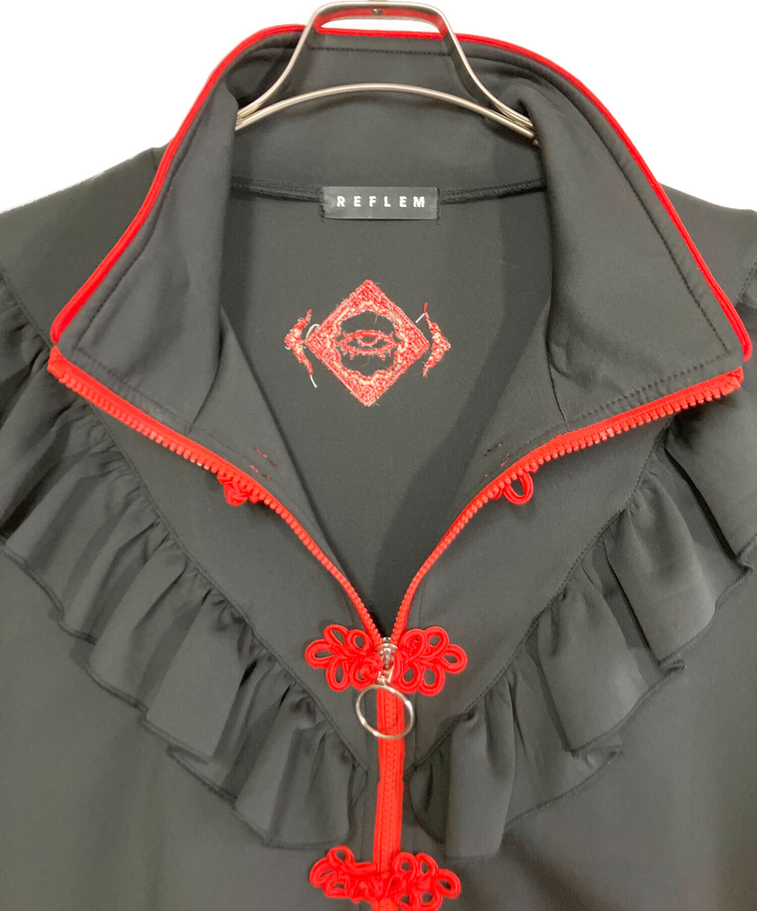【未使用タグ付】REFLEM チャイナ トラックジャケット REFLEM（レフレム）の「『REFLEM/レフレム』チャイナフリルトラック