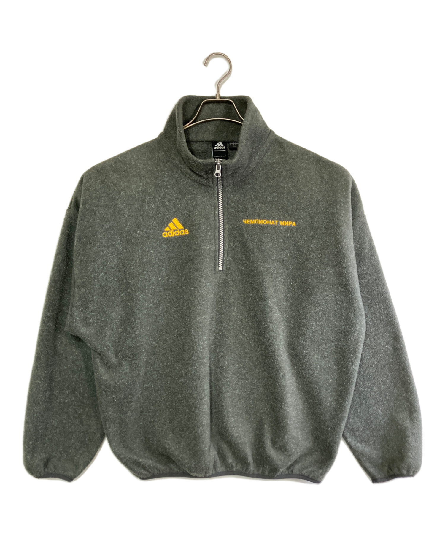 中古・古着通販】adidas (アディダス) ハーフジップフリースジャケット