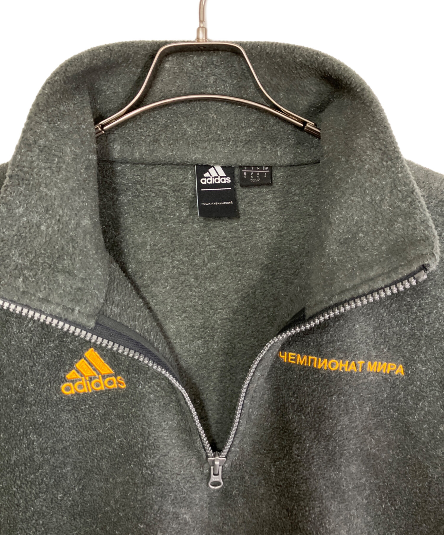 中古・古着通販】adidas (アディダス) ハーフジップフリースジャケット 
