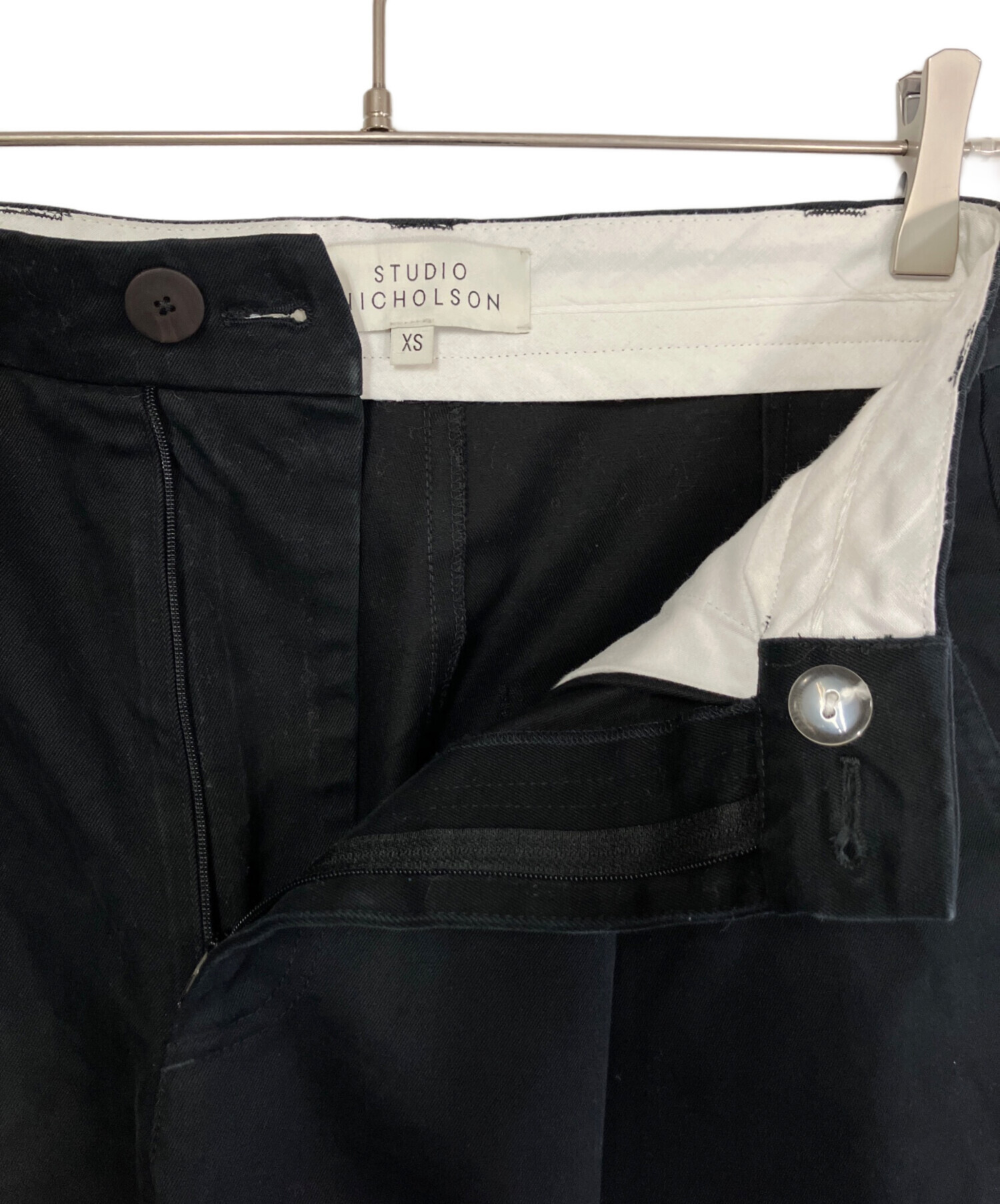 STUDIO NICHOLSON コットンツイル　チノ　トラウザー　XS STUDIO NICHOLSON コットンツイル チノ トラウザー XS STUDIO