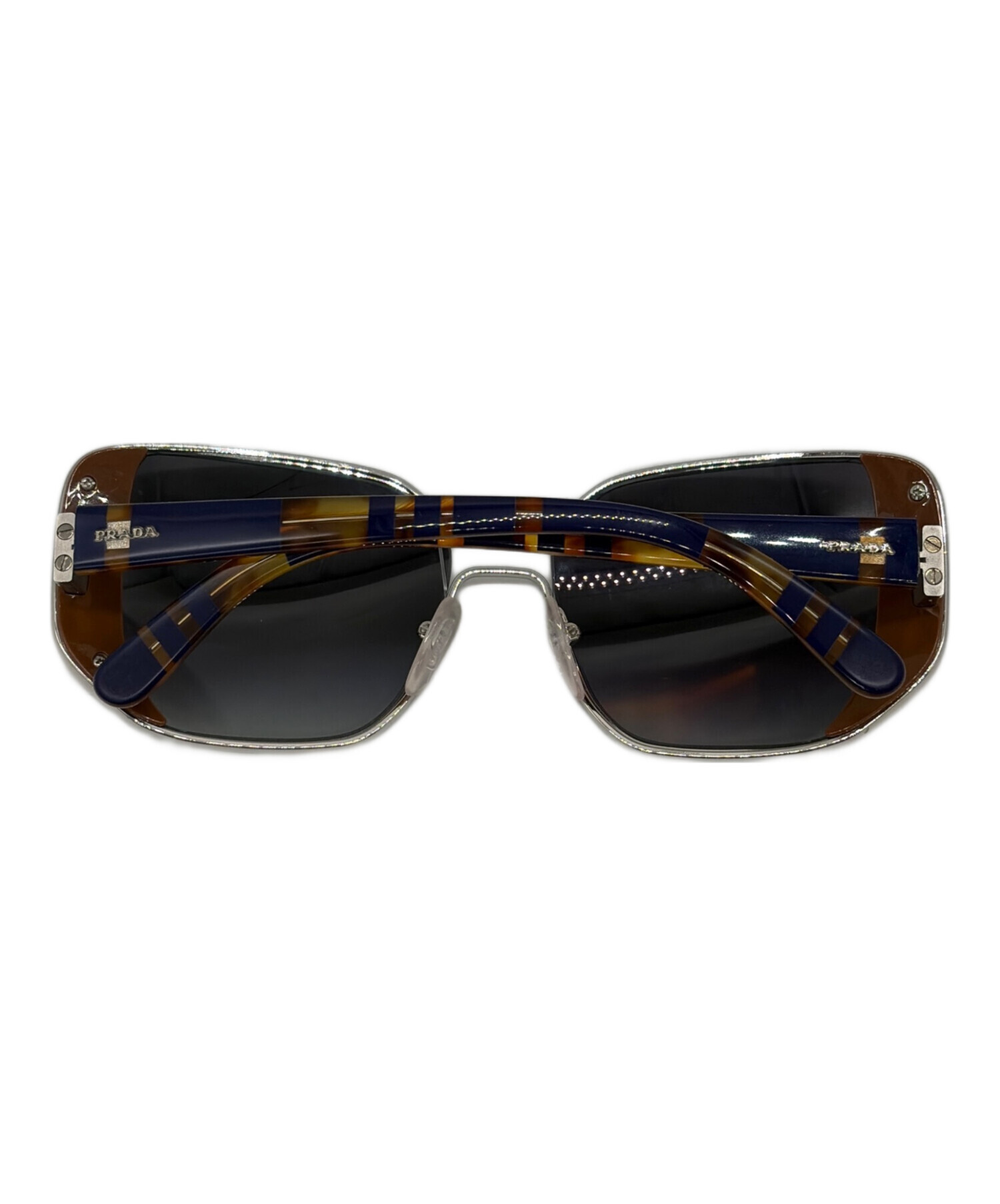 中古・古着通販】PRADA (プラダ) サングラス ネイビー×ブラウン