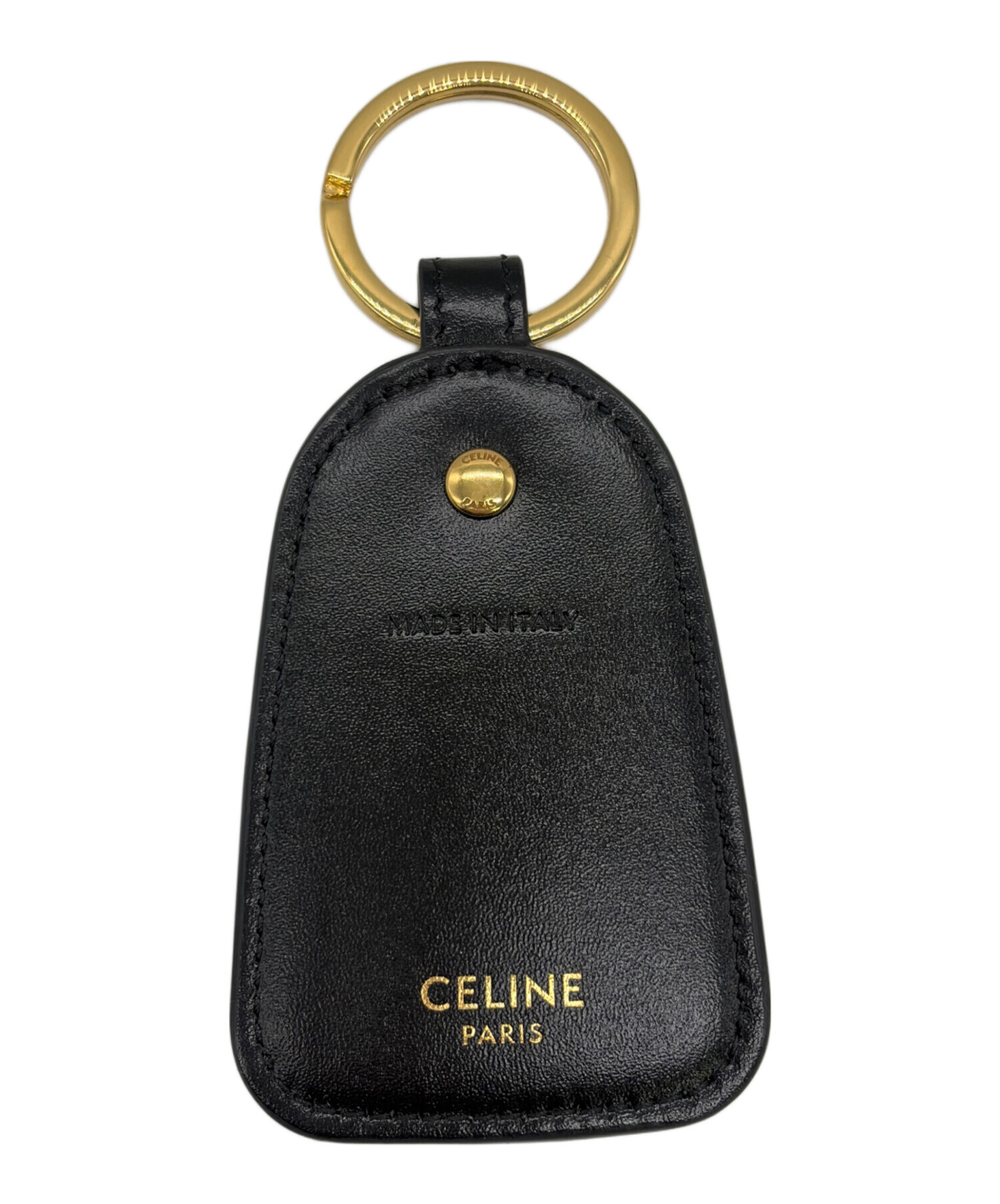 タイムセール！！celine セリーヌ キーホルダー 中古・古着通販】CELINE (セリーヌ) キーホルダー ブラック｜ブランド