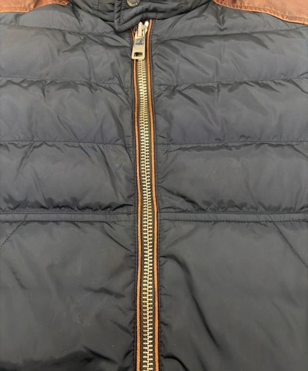 中古・古着通販】PRADA (プラダ) ダウンベスト ブラウン×ネイビー