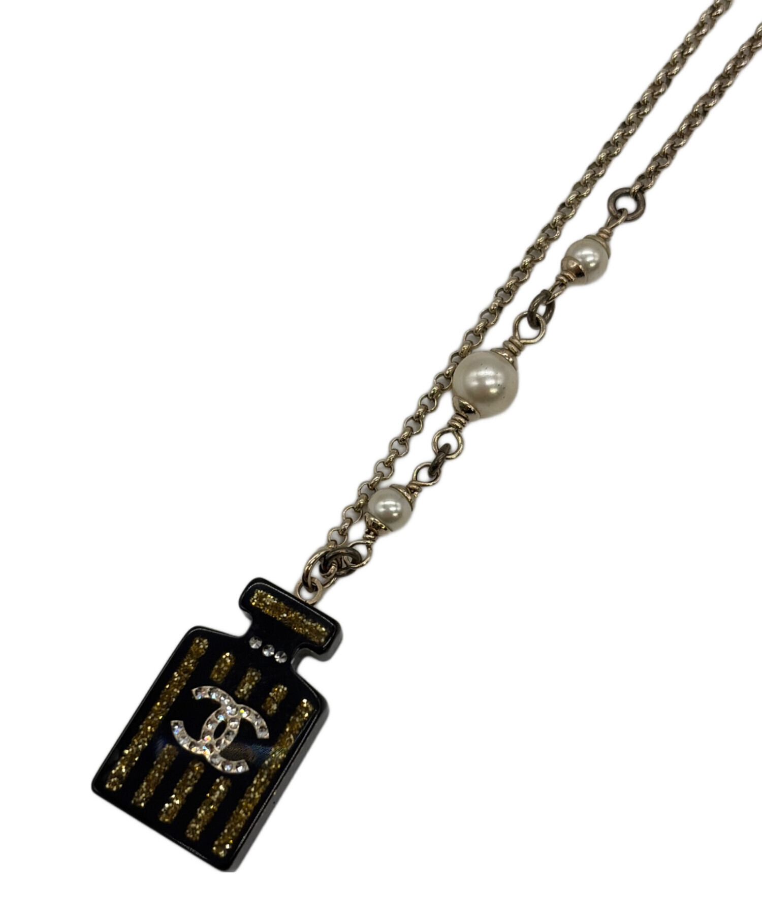 中古・古着通販】CHANEL (シャネル) パヒュームボトルモチーフ 