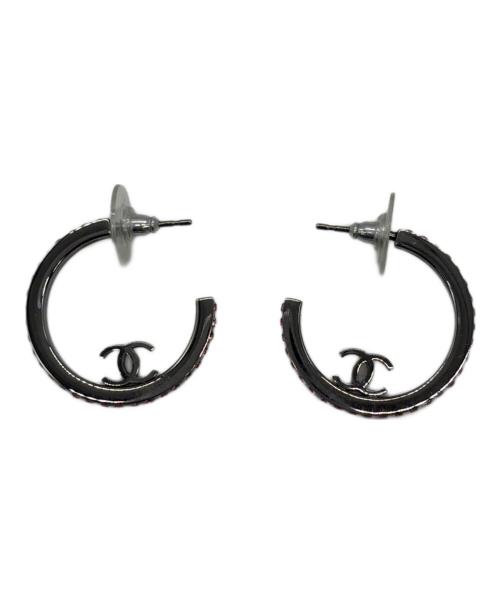 中古・古着通販】CHANEL (シャネル) ラインストーンココマークピアス