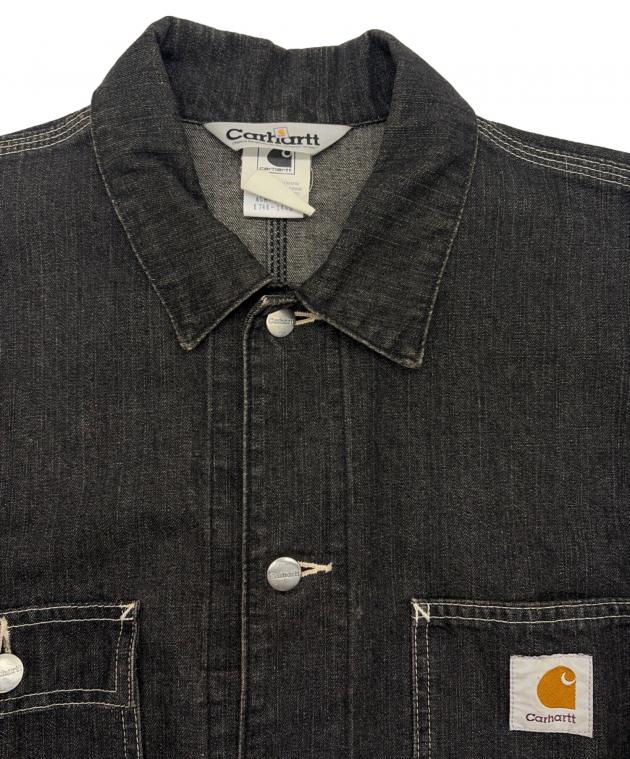 中古・古着通販】CarHartt (カーハート) デニムカバーオール ブラック